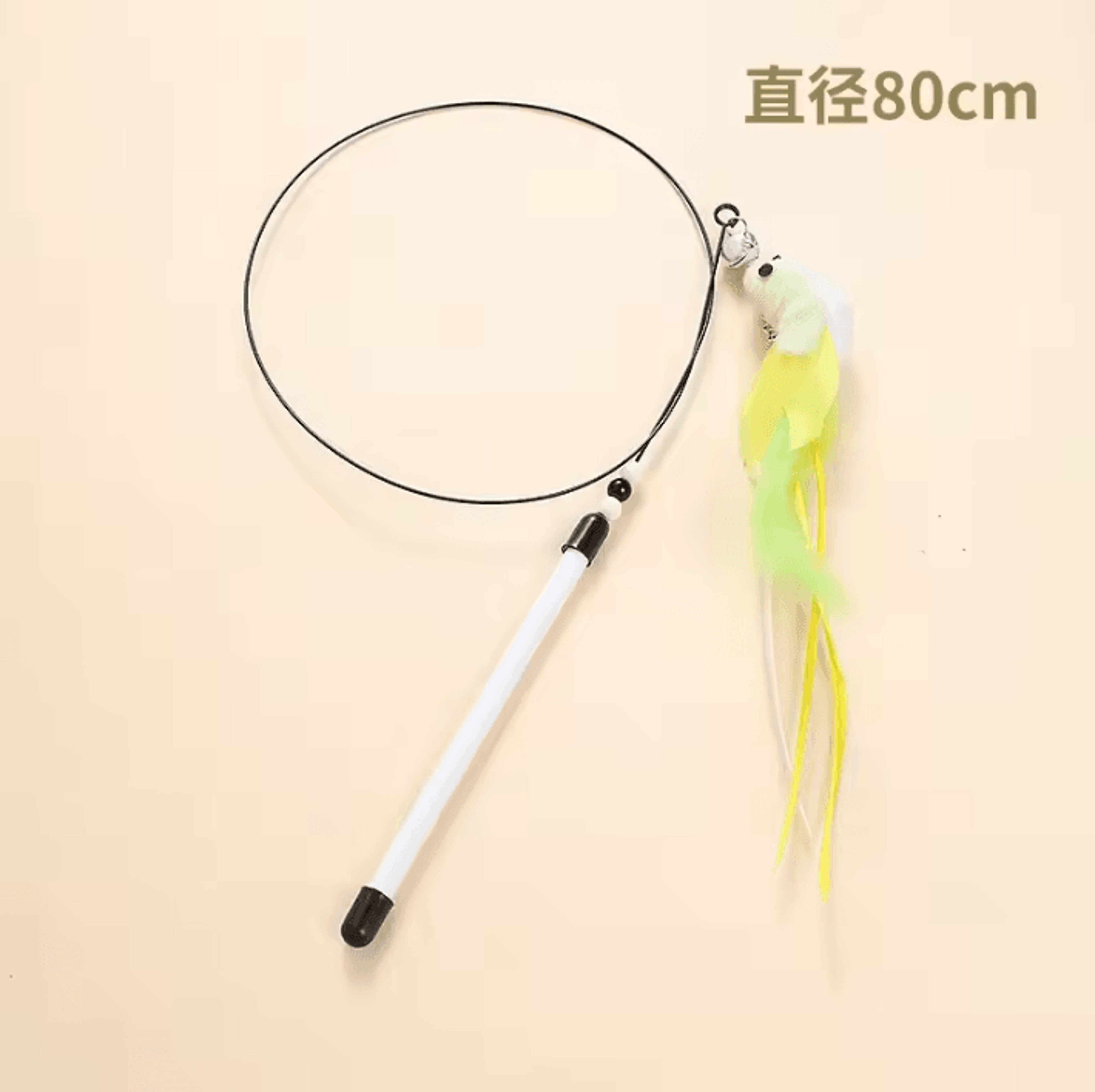 SkyFlutter Telescopic Bird Feather Cat Wand Toy 7