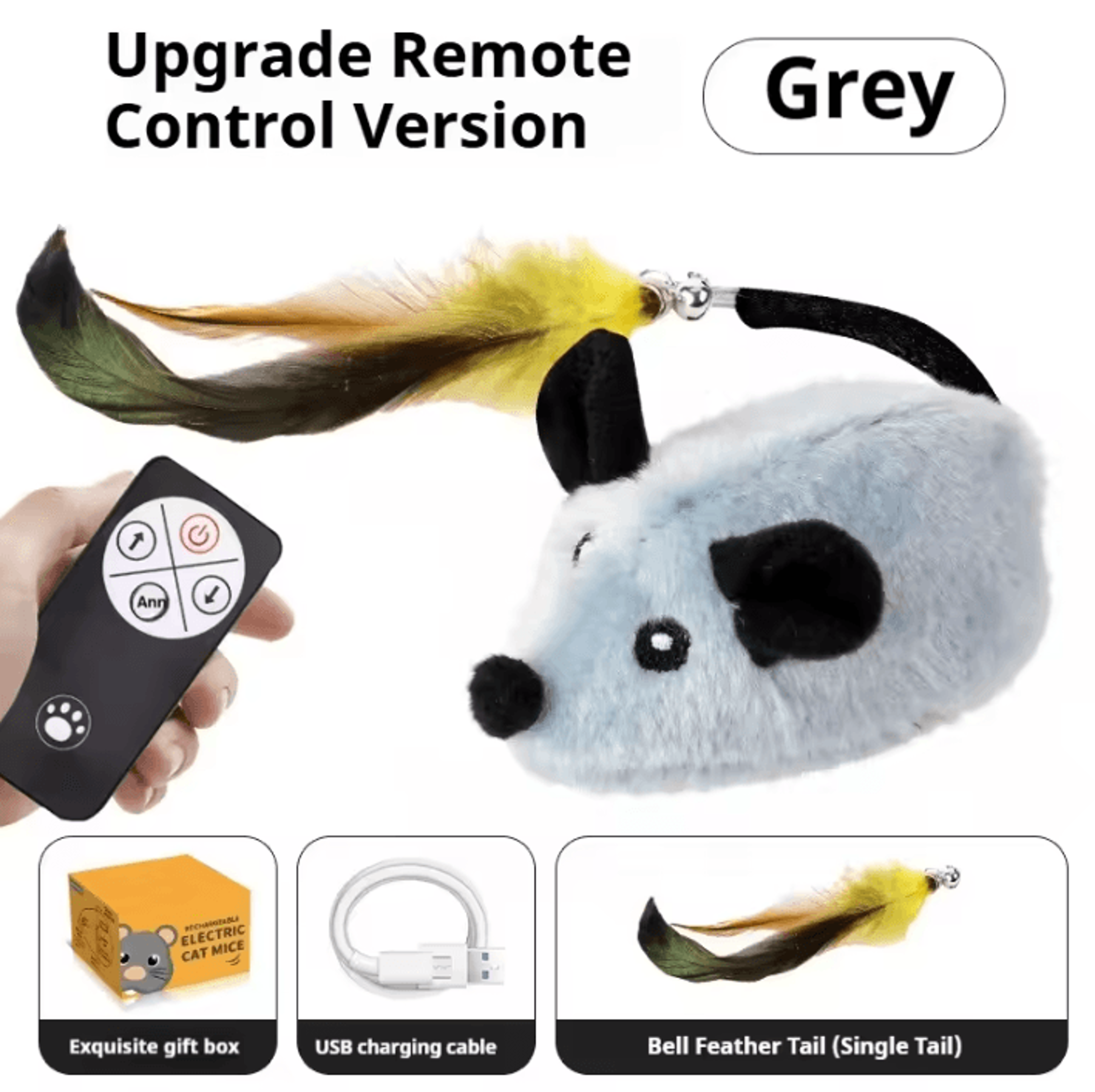 SqueakyMouse MotionSensing Interactive Cat Toy 4