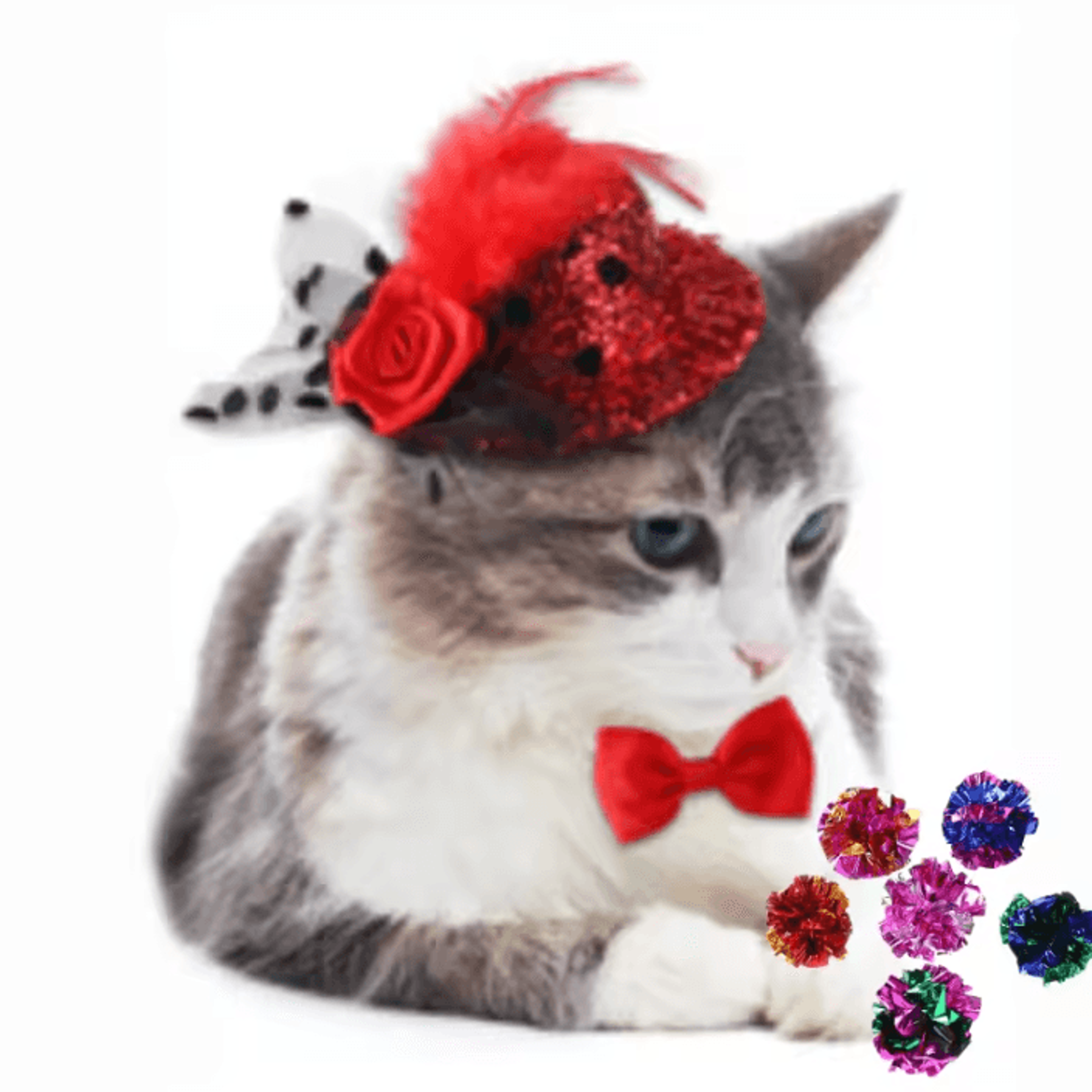CrinkleBounce Ringing Paper Cat Toy Ball 1