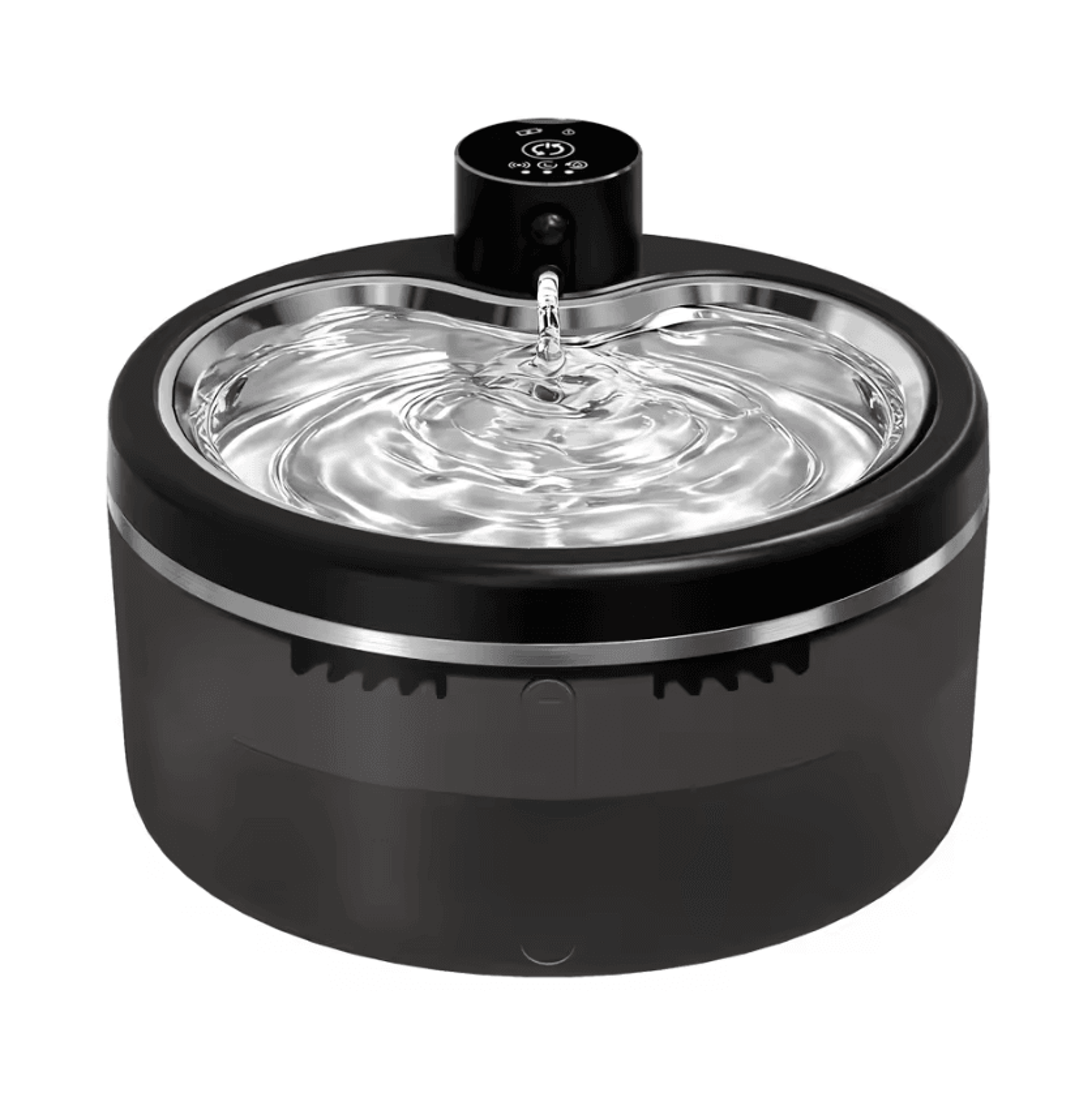 AquaFlow Wireless Stainless Steel Cat Water Fountain 5