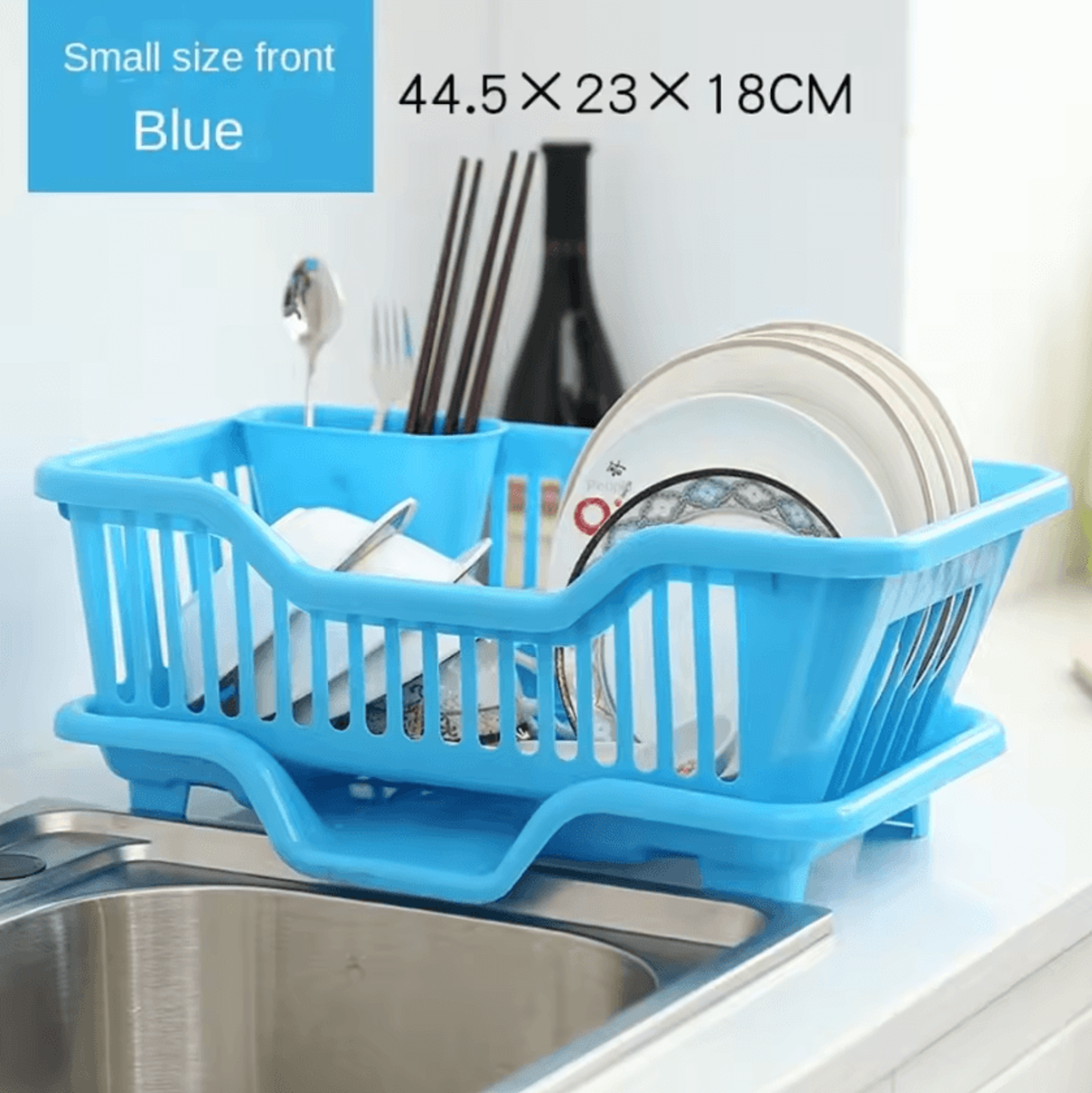 DryFlow Dish Drying Rack  Kitchen Utensil Organizer 5