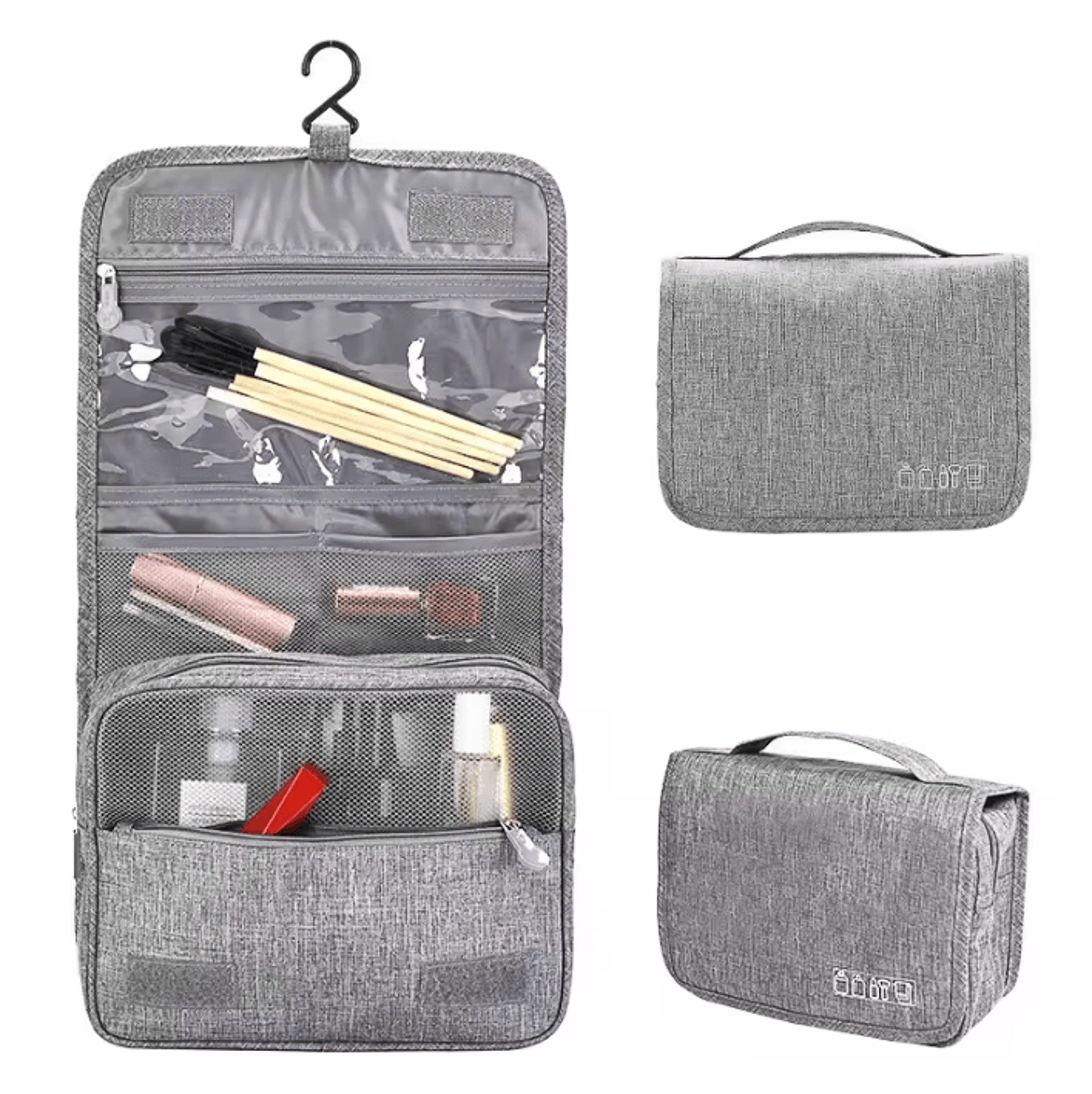 TravelEase Hanging Makeup Bag  Waterproof Toiletry Organizer 1