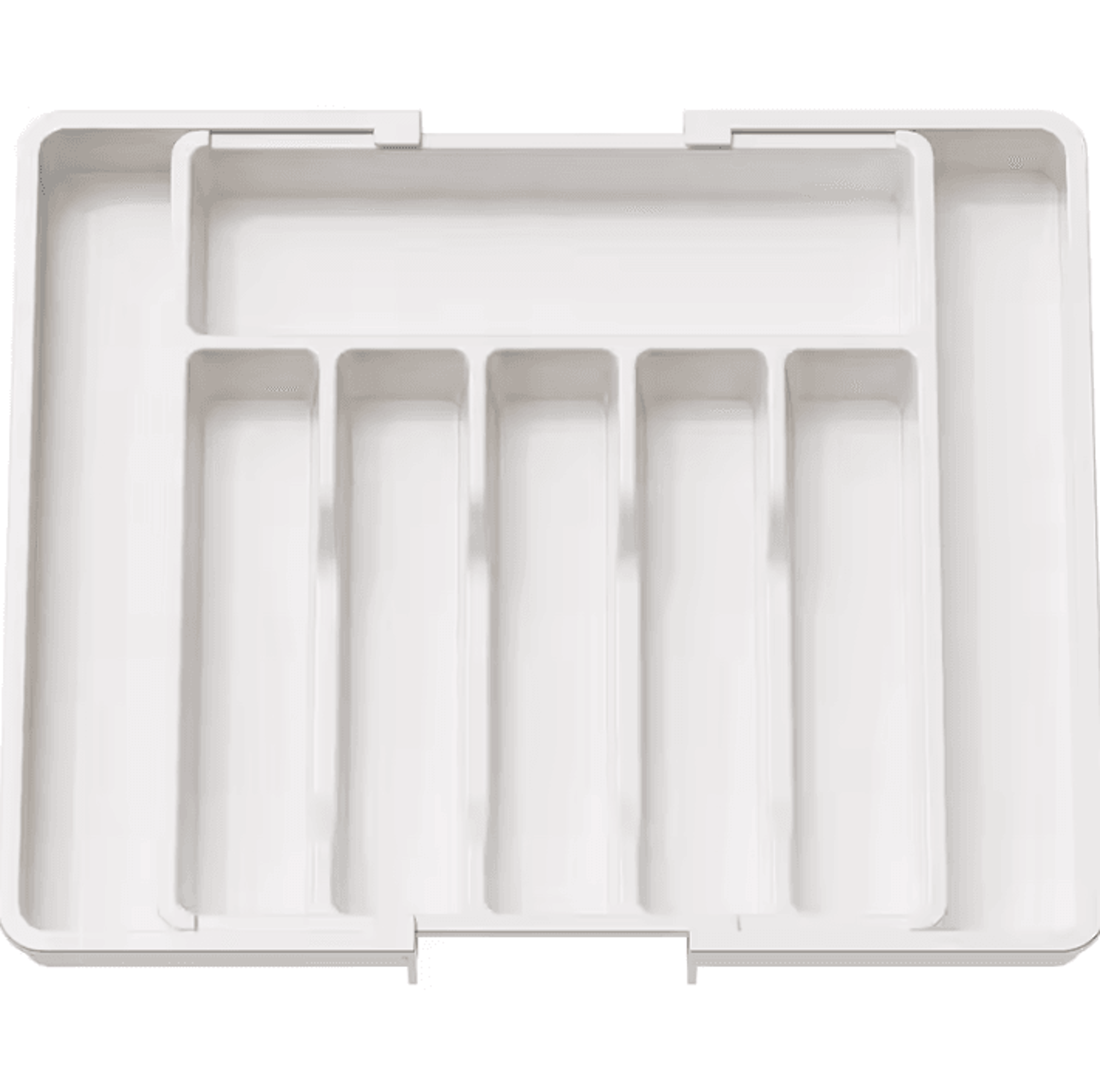 FlexSort Expandable Cutlery Drawer Organizer  Adjustable Utensil Storage Tray 6