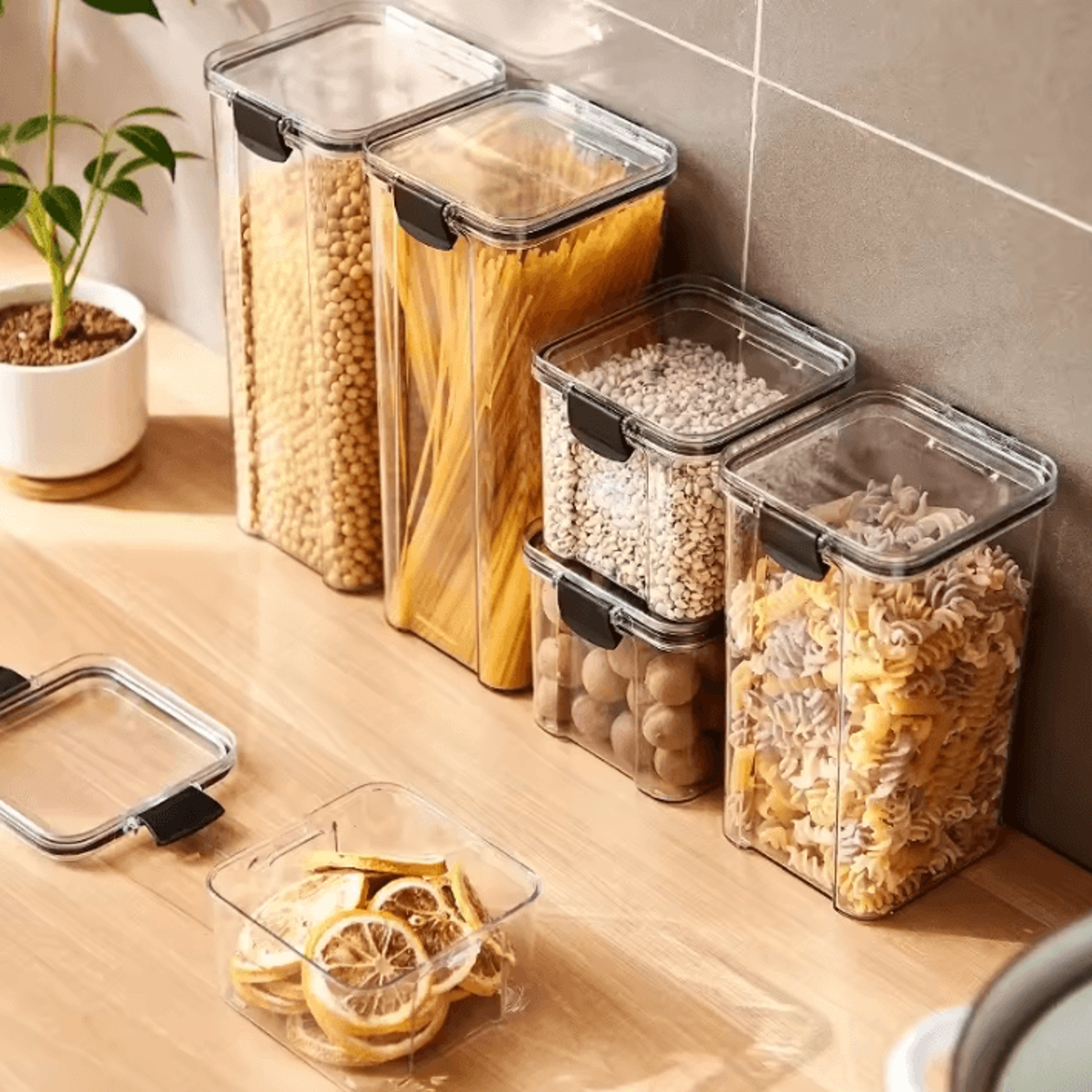 FreshSeal Airtight Grain Storage Container  MoistureProof Pantry Organizer 1