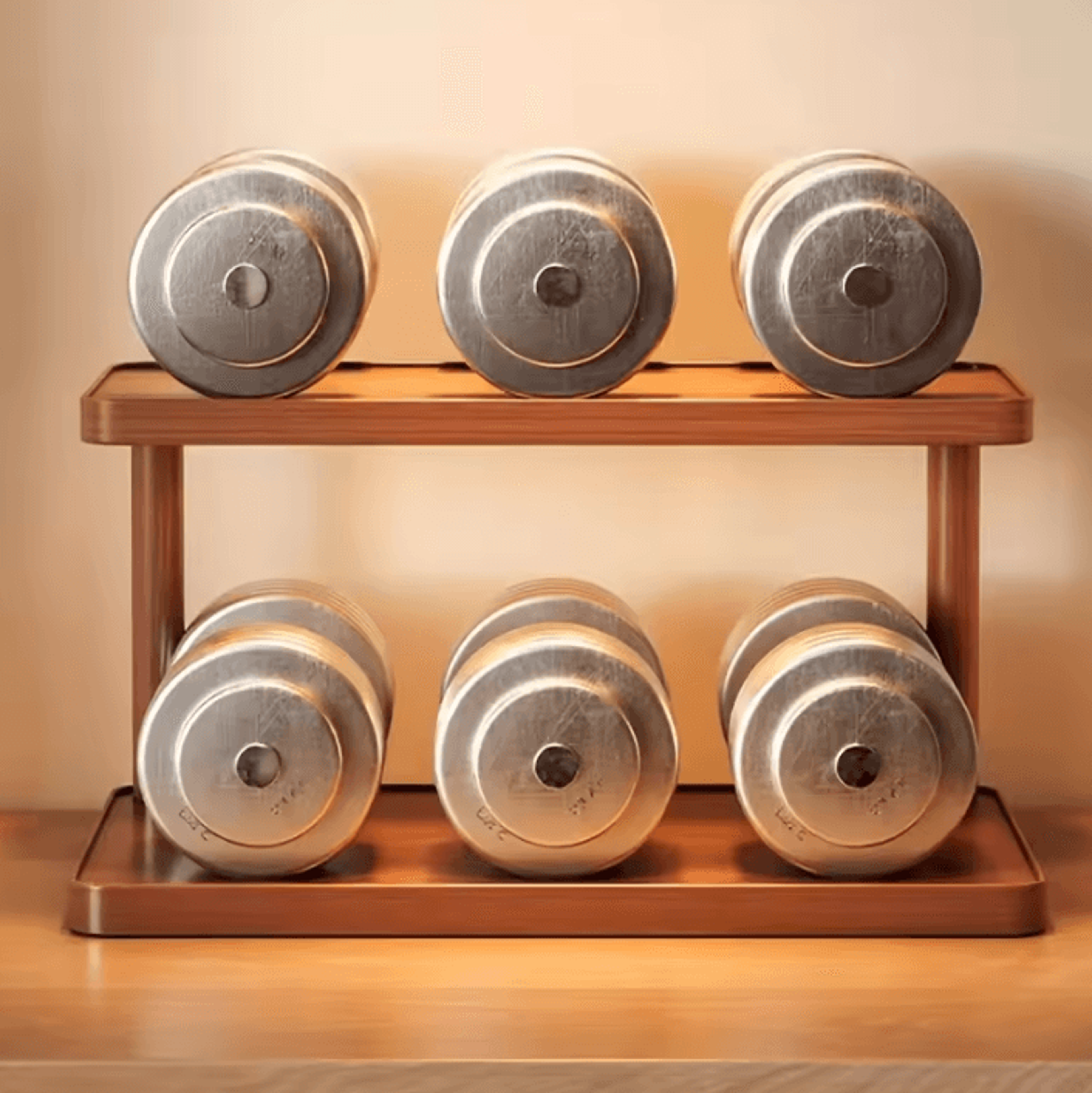 HeritageTier 2Tier Wooden Countertop Organizer  Decorative Spice Storage Shelf 1