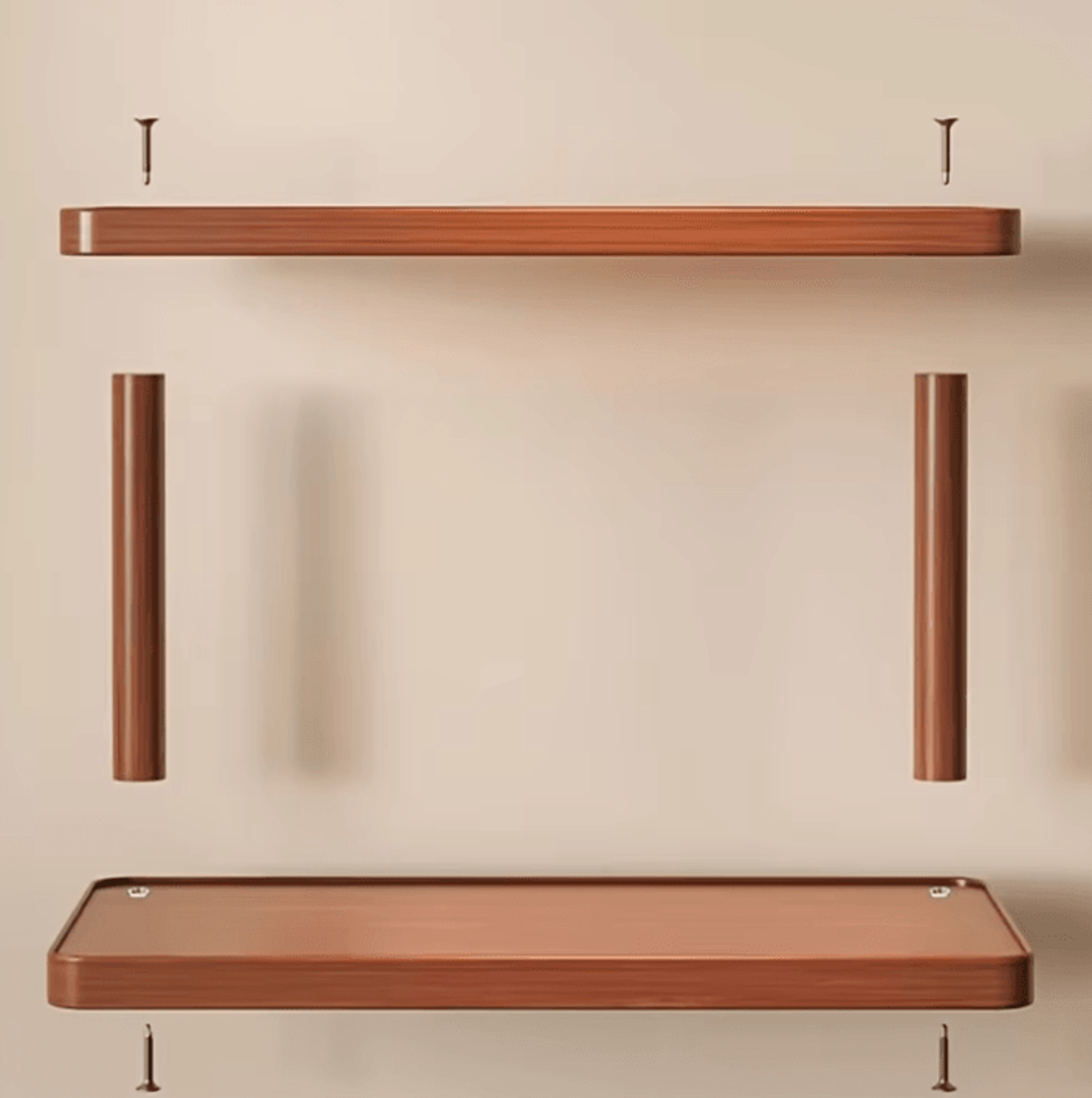 HeritageTier 2Tier Wooden Countertop Organizer  Decorative Spice Storage Shelf 3