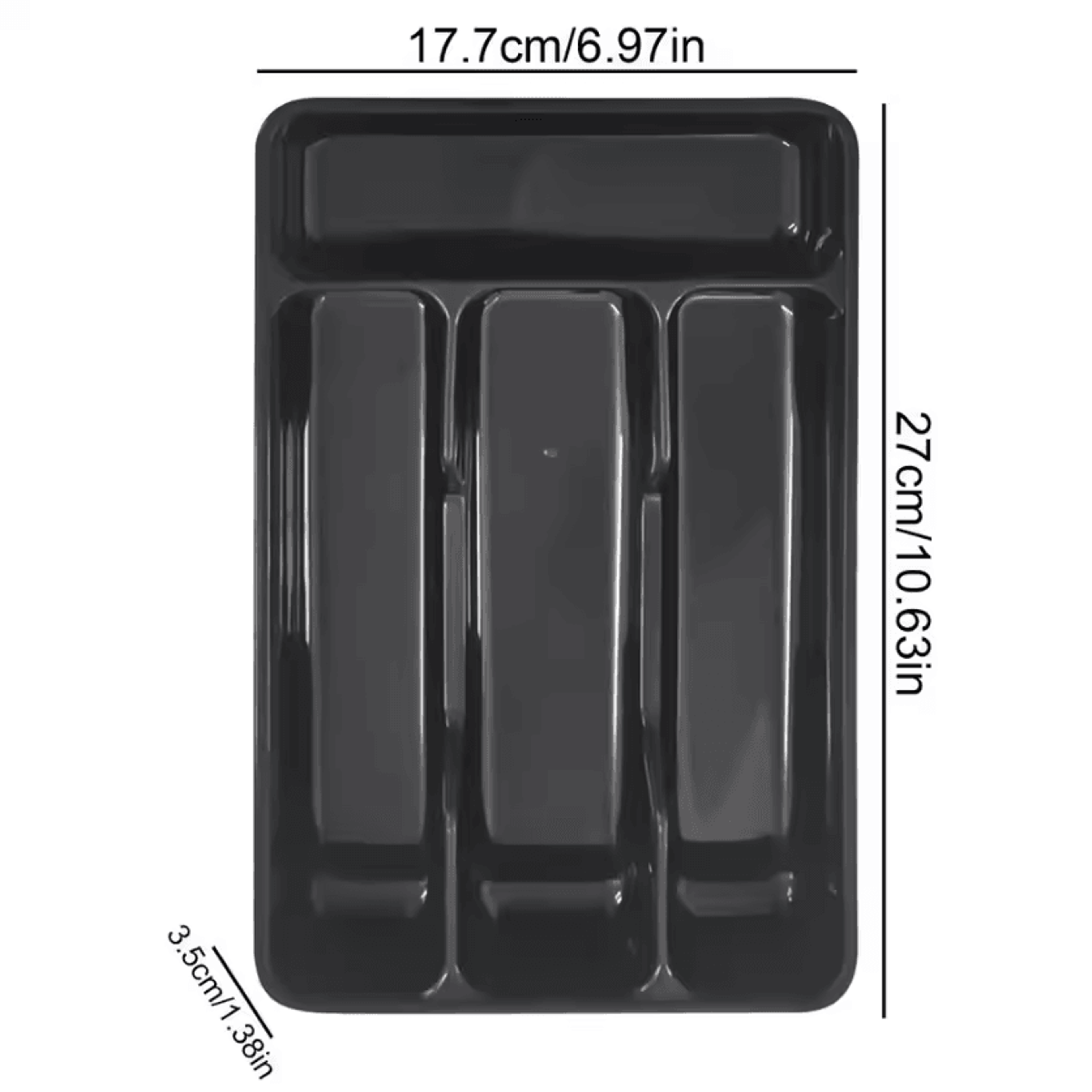NeatSort Compact Silverware Organizer  4Compartment Flatware Tray 5