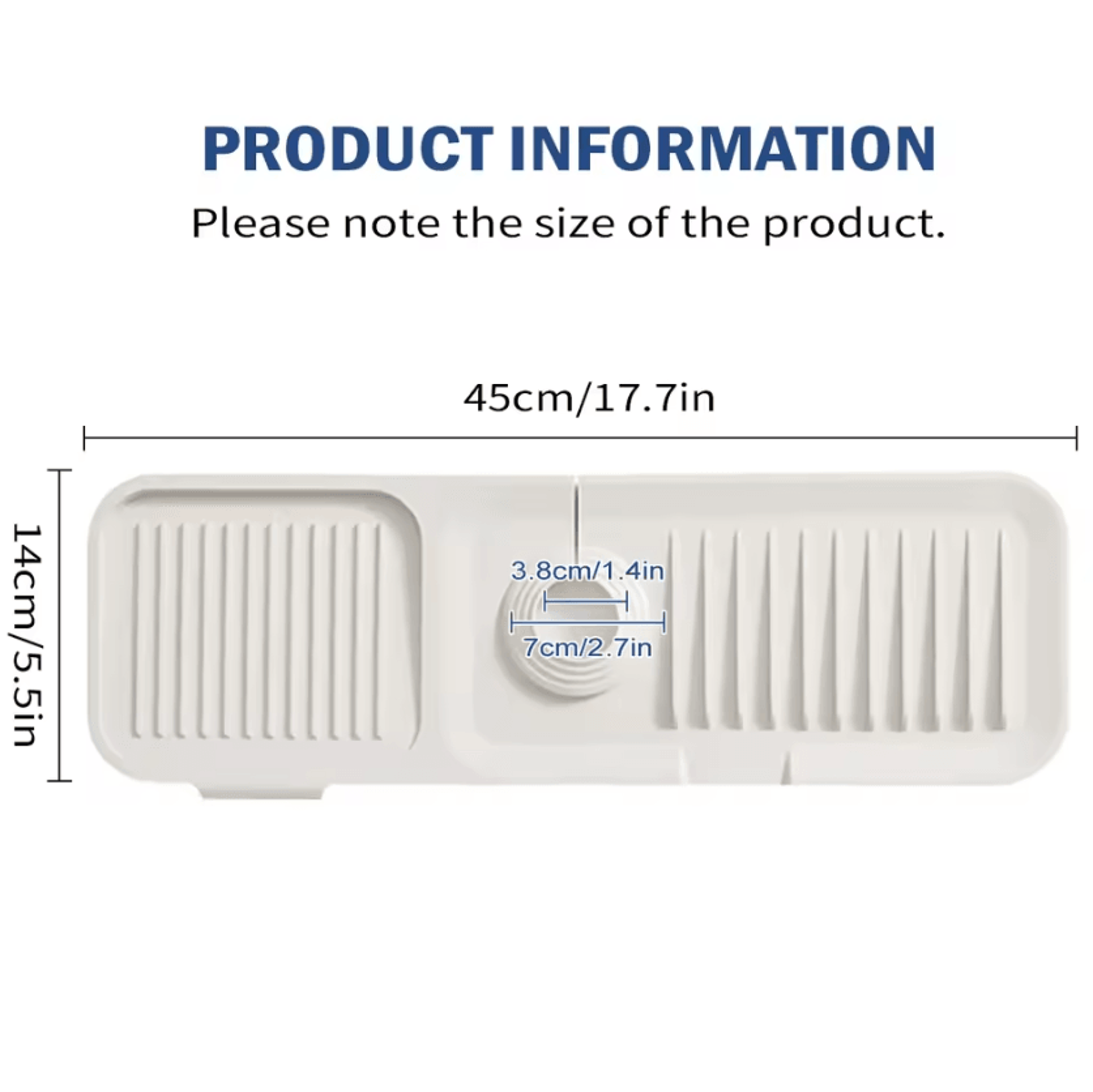 SplashGuard Pro Sink Splash Guard Mat  Faucet Drip Catcher Tray 10