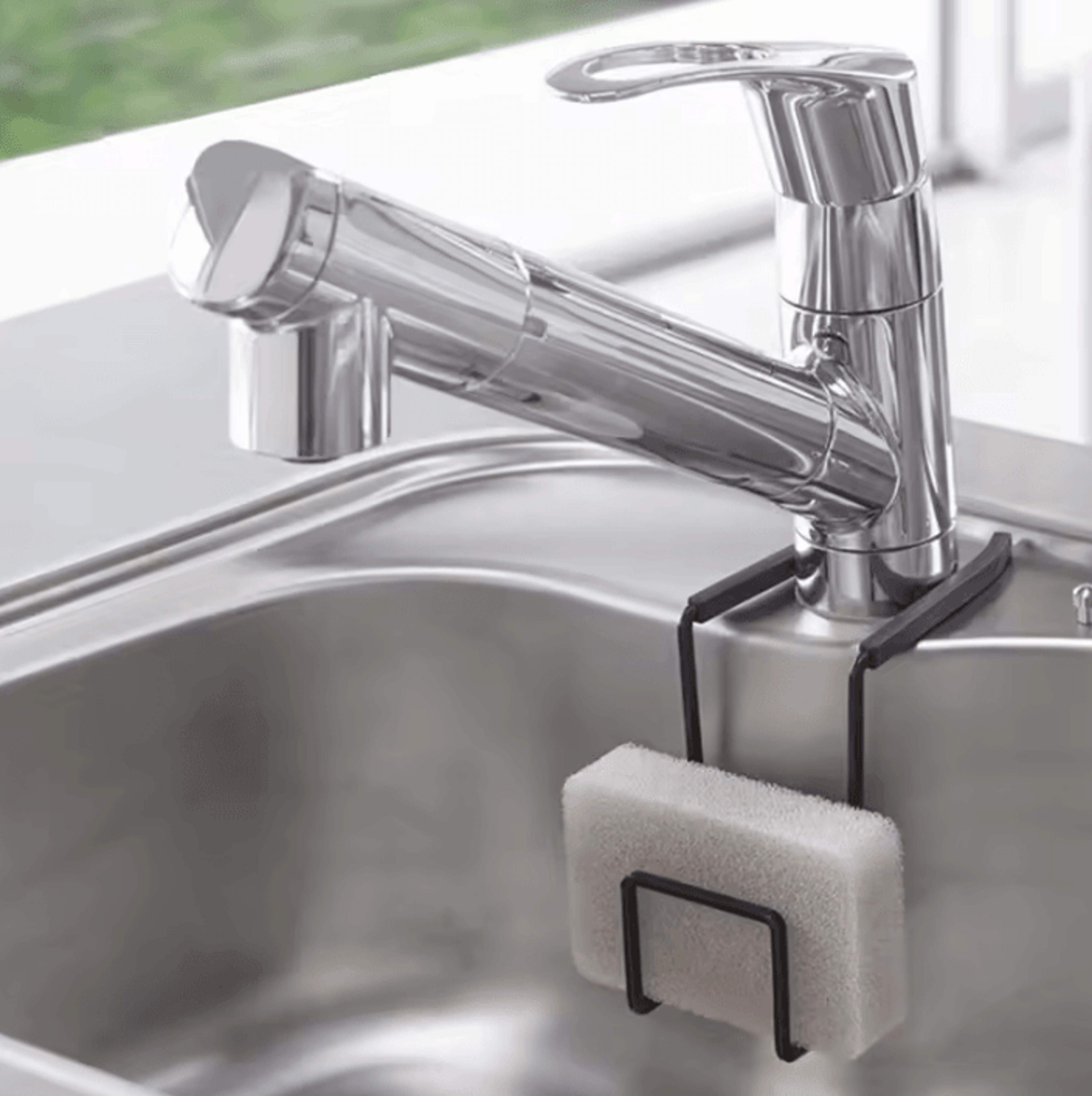 DrainMate Metal Sink Caddy  Sponge Holder 1