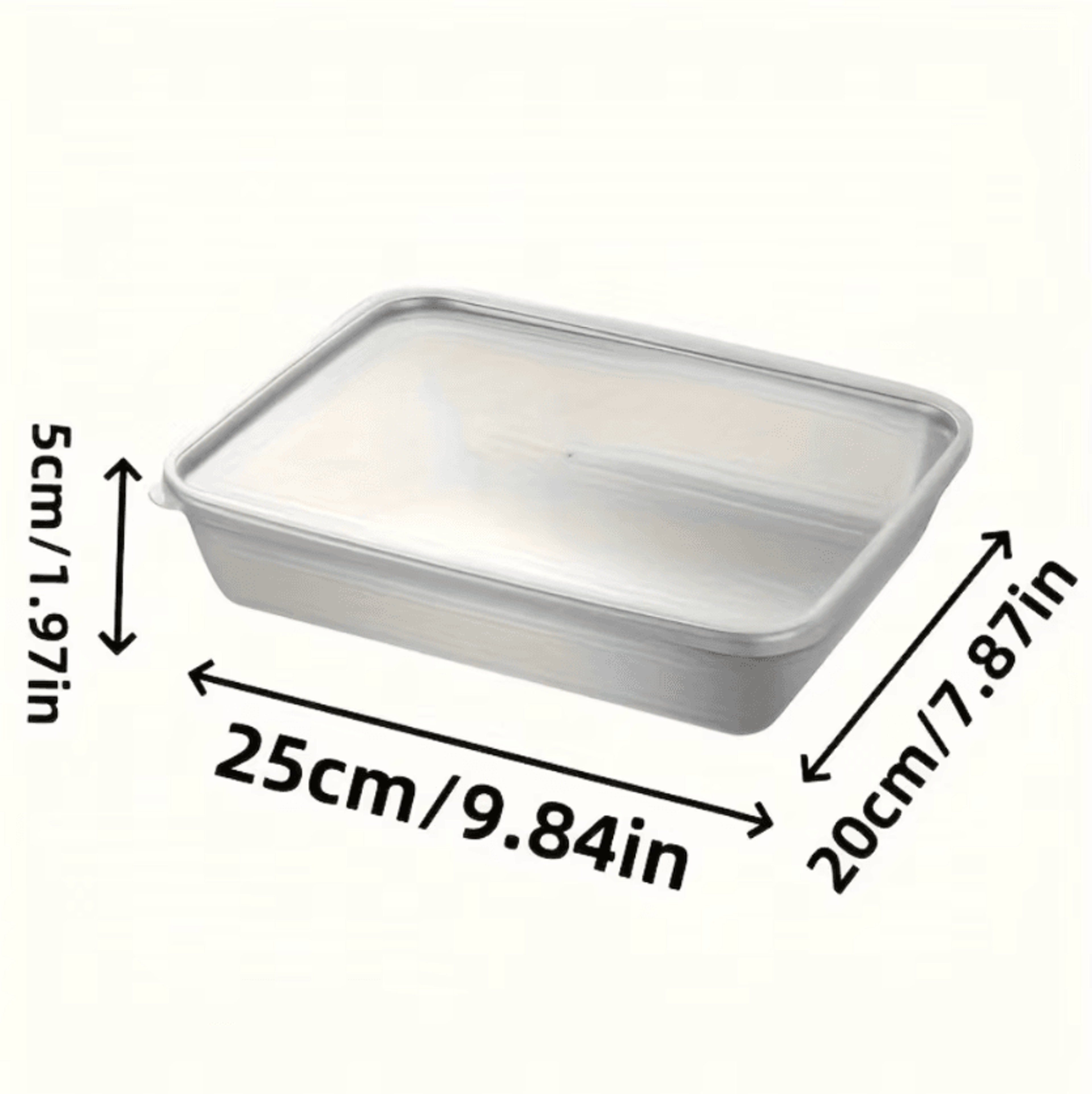 BakeMaster Stainless Steel Baking Pan Set With Lids 3