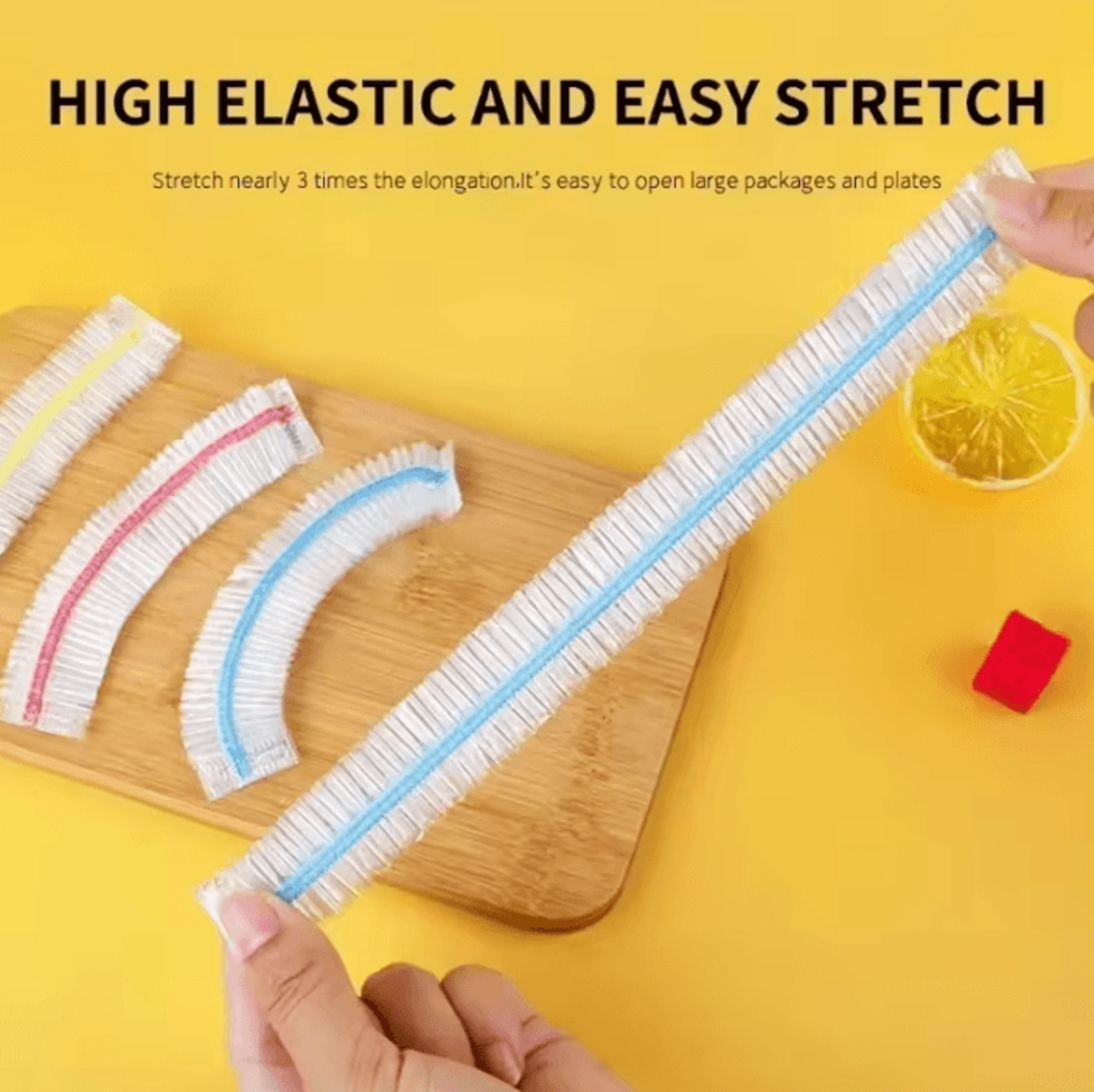 Disposable Elastic Food Covers For Bowls Plates And Fruit Storage 1