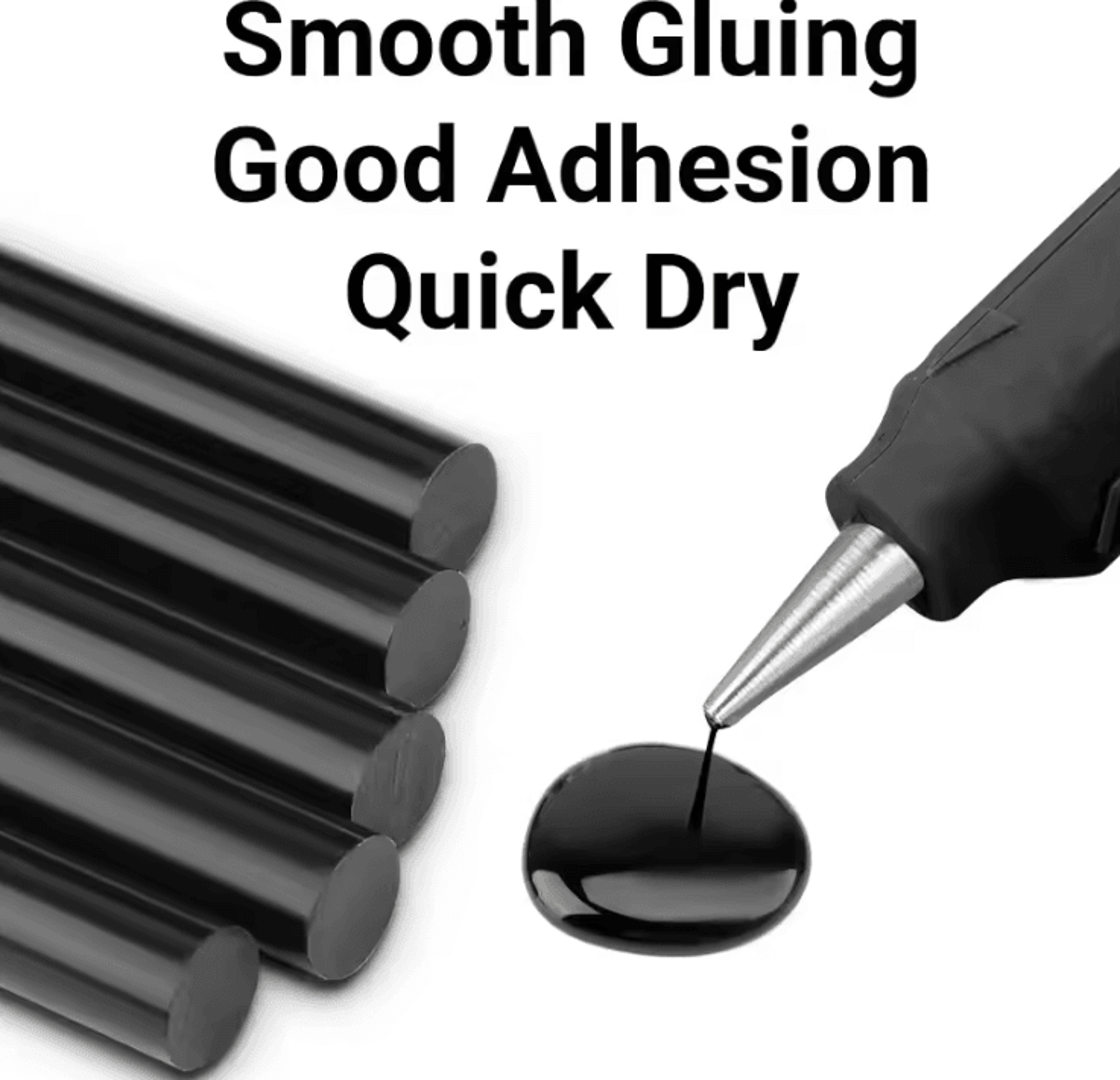 Black Hot Melt Glue Sticks For DIY Crafts Dent Repair And General Repairs 3
