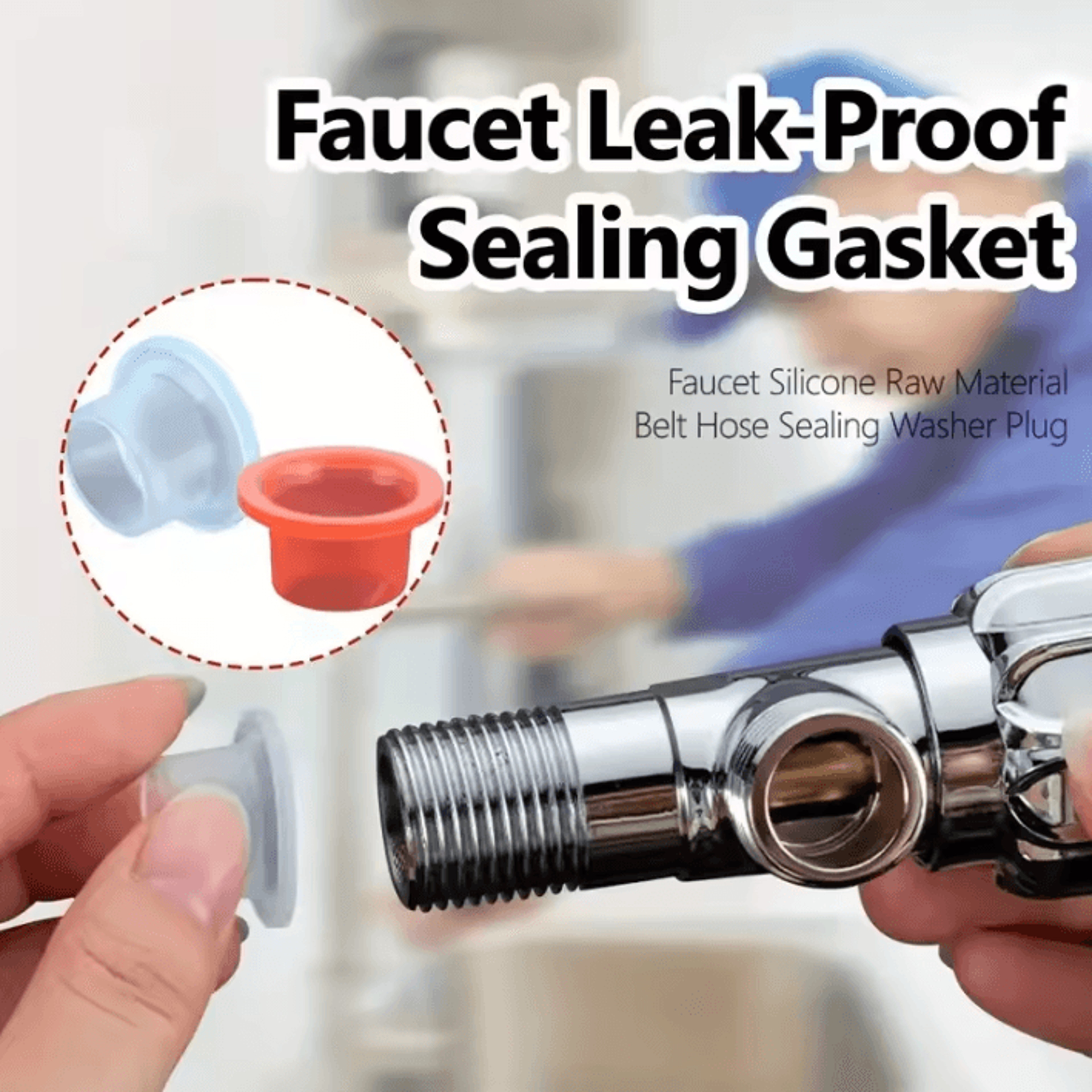 Universal Silicone Faucet Sealing Gaskets Leak Proof O Rings For Plumbing Pipes And Hoses 1