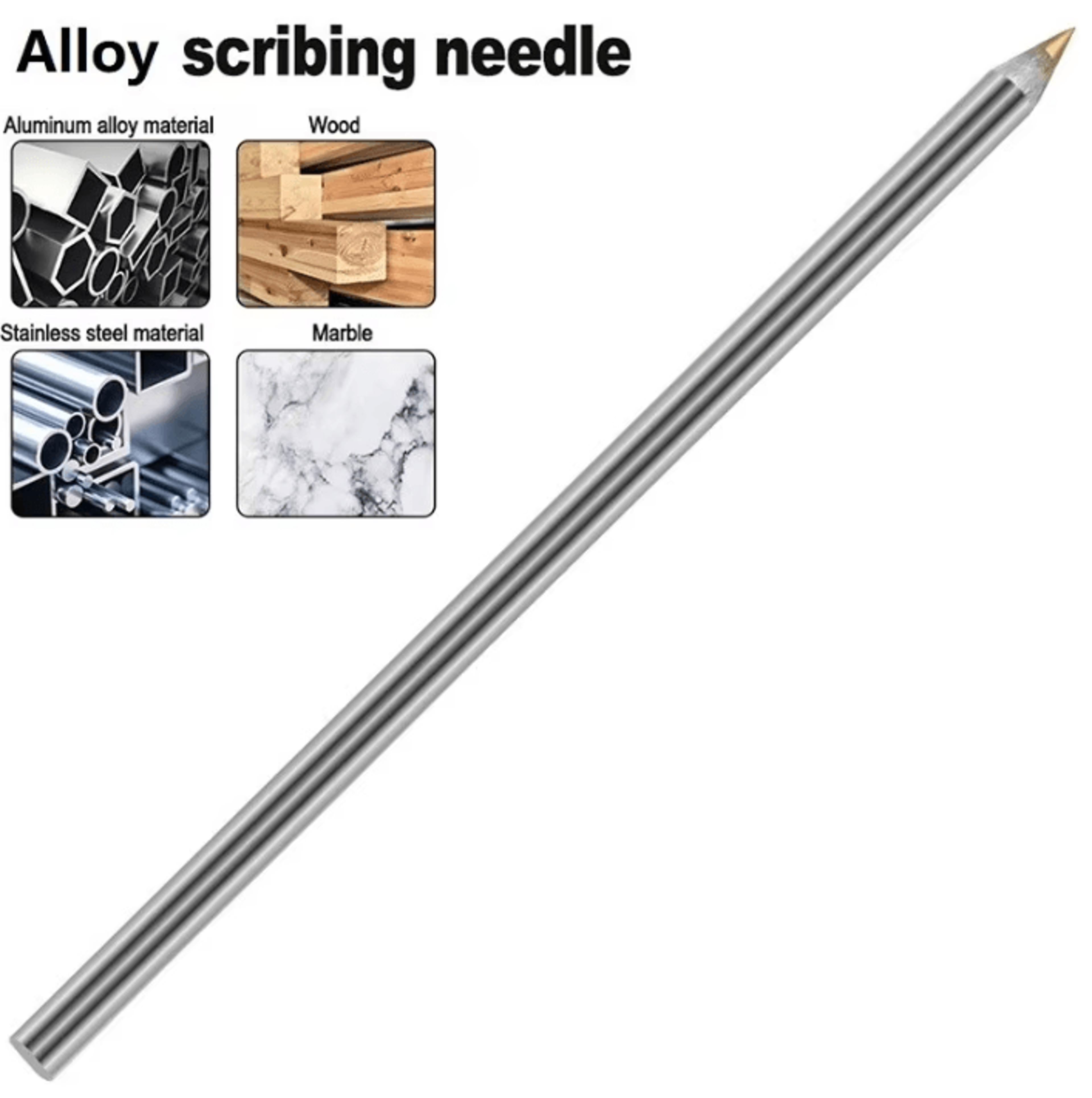 Carbide Scriber Pen  Carbide Scriber Pen For Metal Glass Tile Wood  Precision Marking 3
