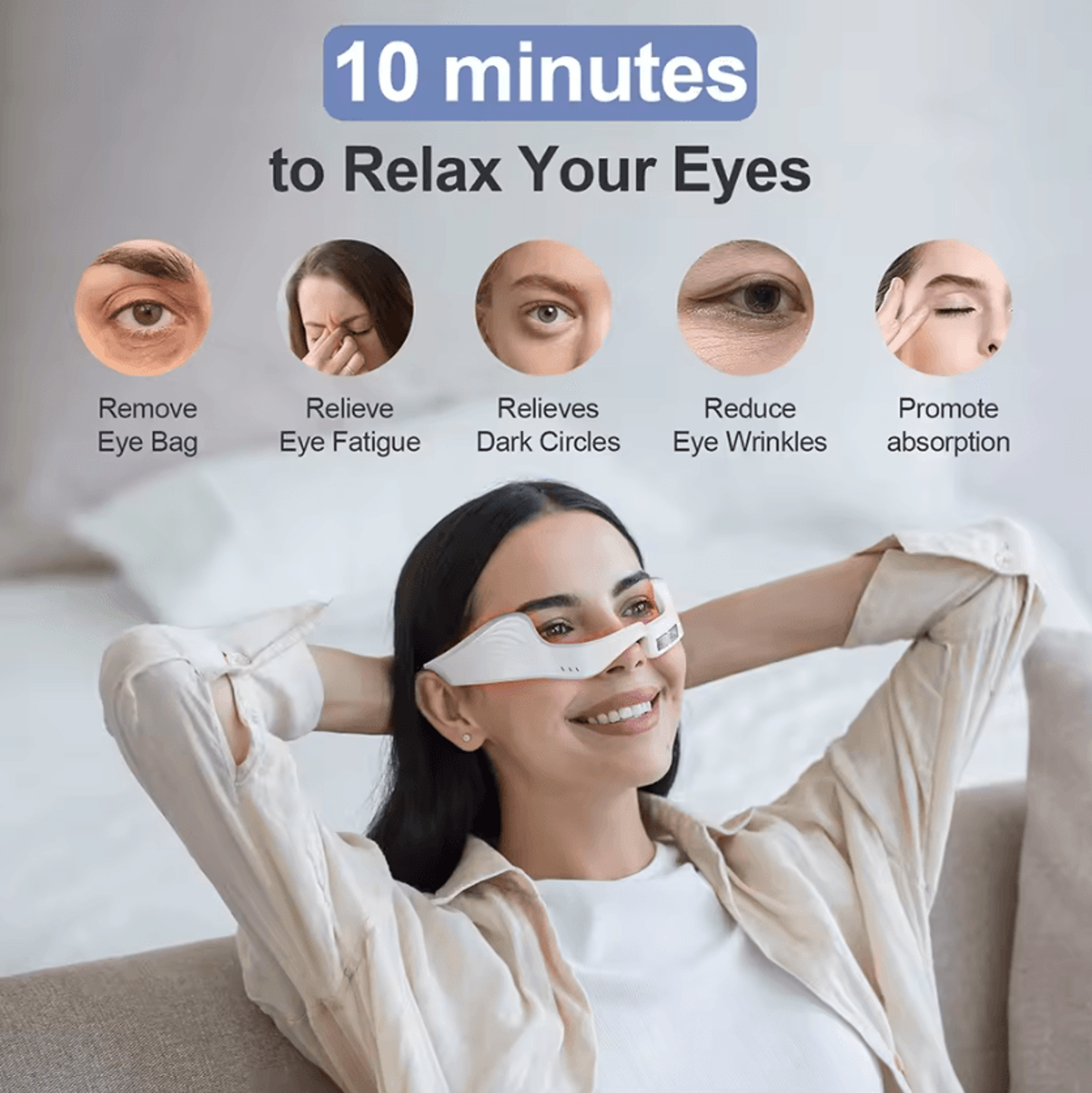 Electric Red Light Eye Massager For Relaxing Daily Eye Care 3