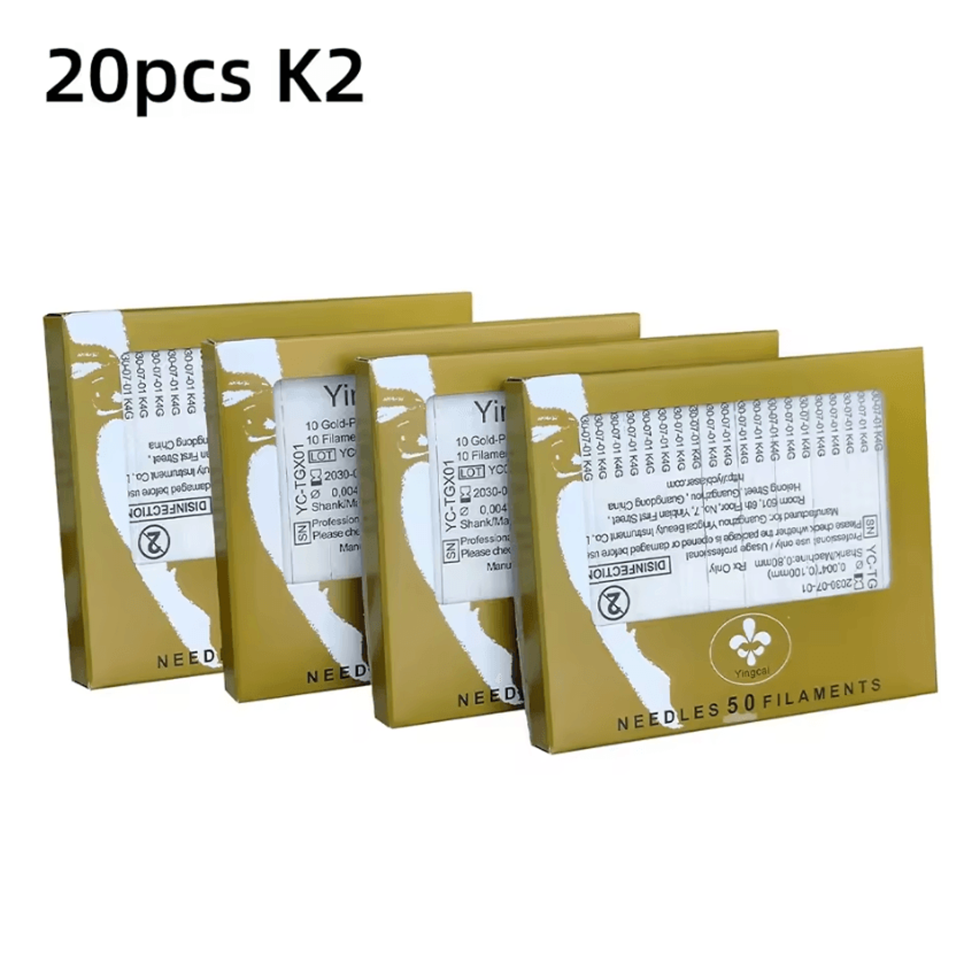 Professional Electrolysis Hair Removal Needles 20 Piece Replacement Probe Set 5