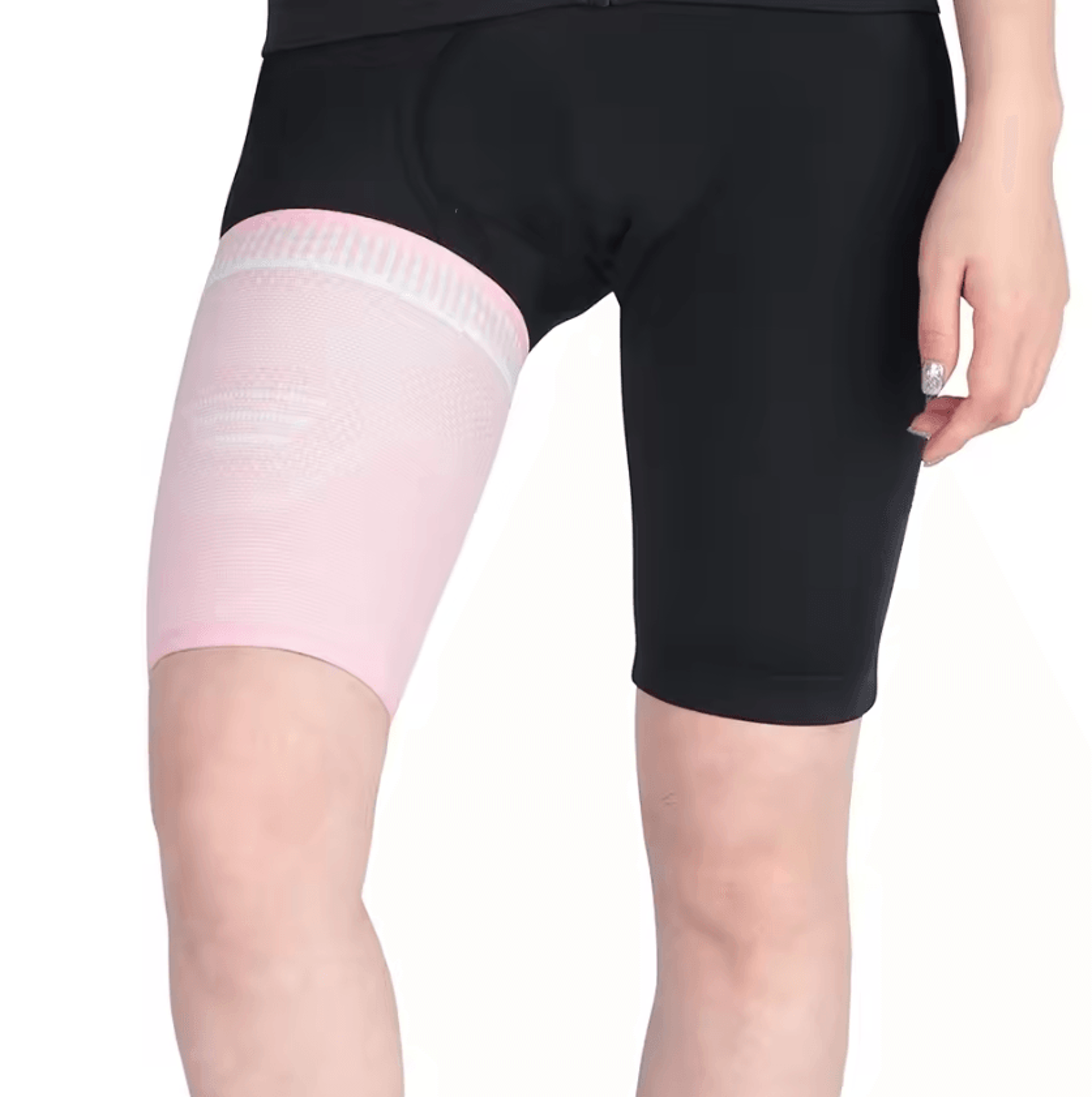 Adjustable Thigh Compression Sleeve AntiSlip Upper Leg Support For Quad Hamstring  Sports Performan 3