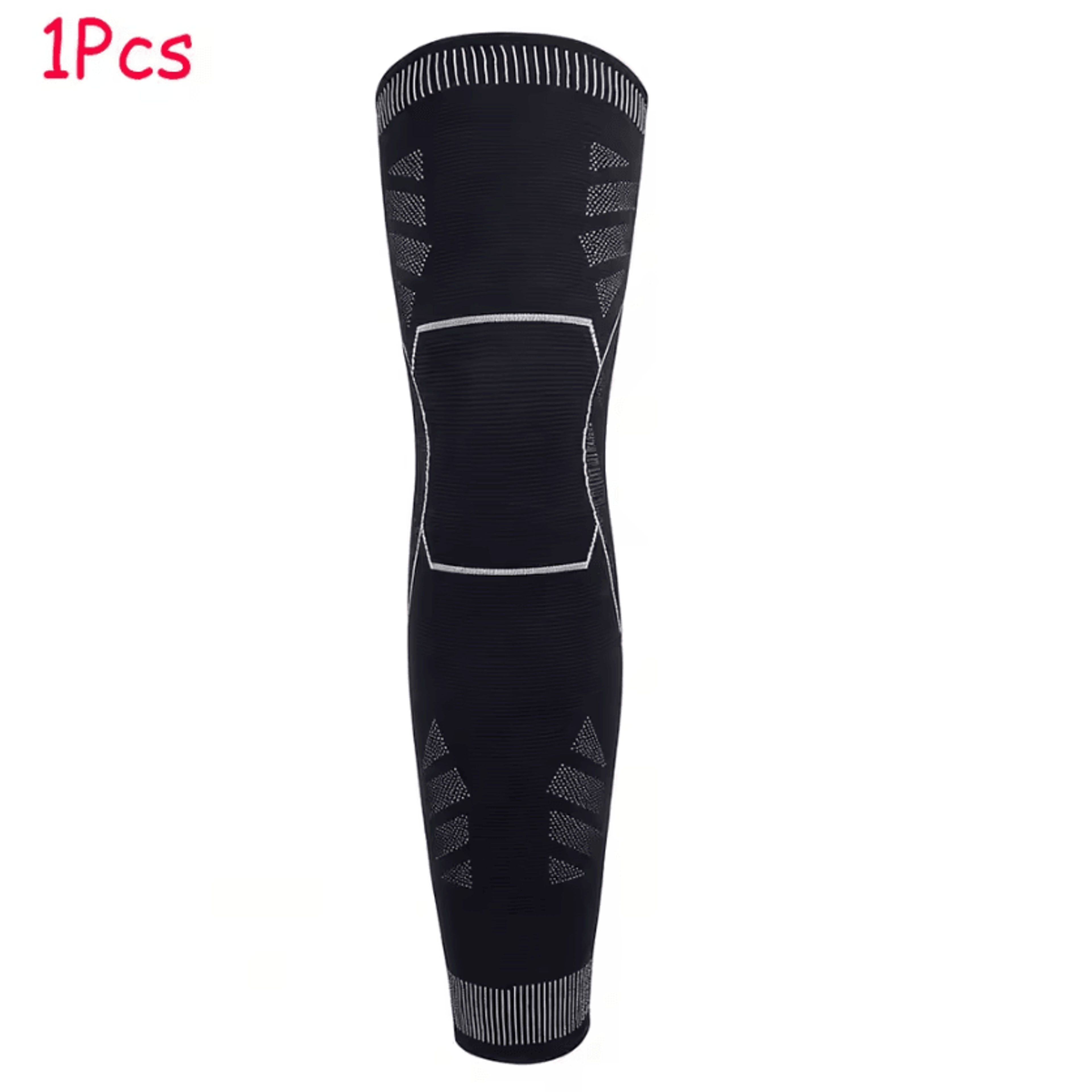 Sports Full Leg Compression Sleeve  Breathable Graduated Compression Stocking For Thigh Knee  Calf  5