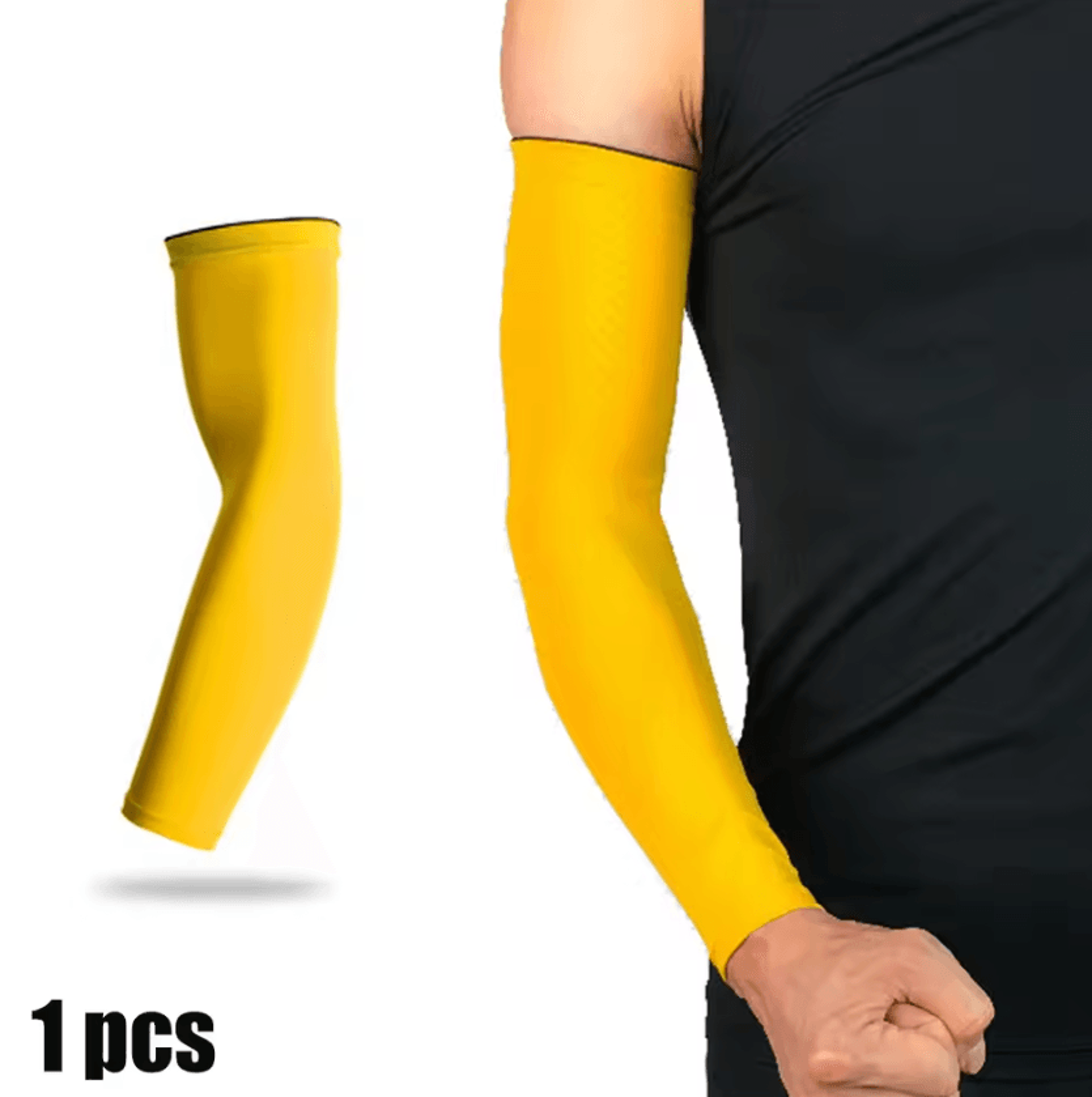 Cooling Compression Arm Sleeve With UV Sun Protection For Basketball Running And Cycling 10