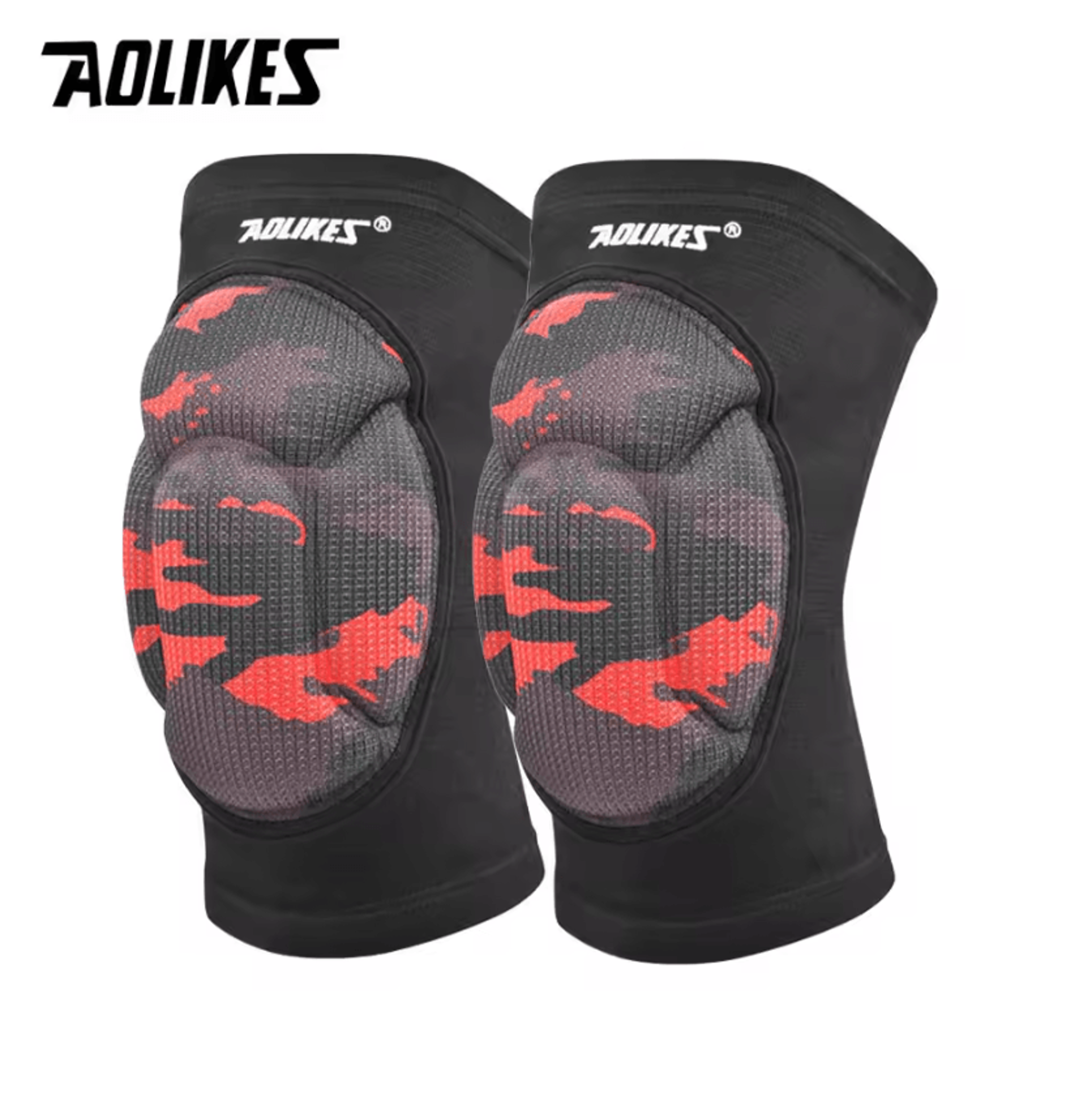 AOLIKES Volleyball Knee Pads Thick Sponge Protective Knee Pads For Dance Wrestling  Sports 3