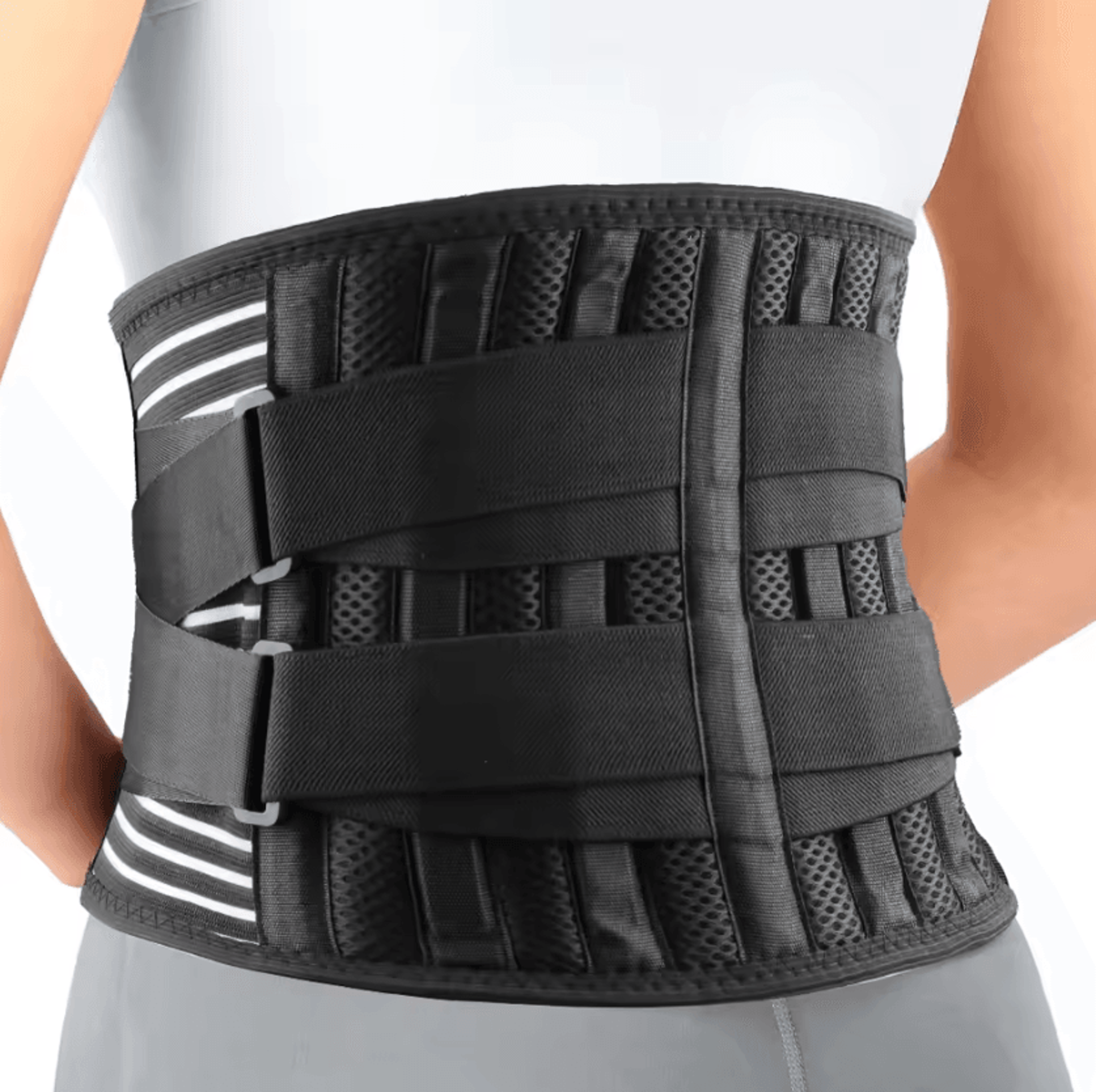Adjustable Back Brace With Lumbar Pad For Lower Back Pain And Sciatica Support 4