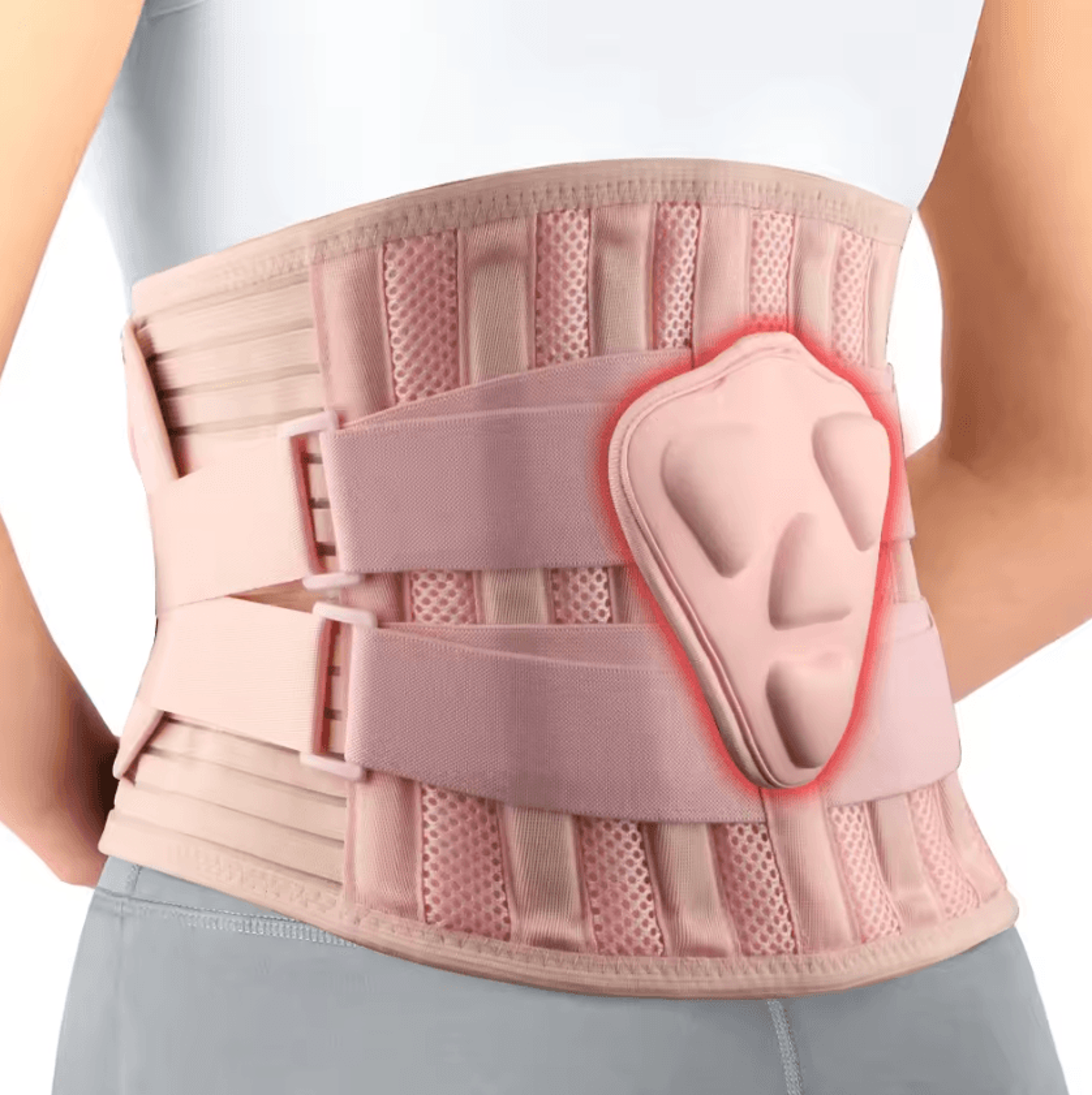 Adjustable Back Brace With Lumbar Pad For Lower Back Pain And Sciatica Support 5