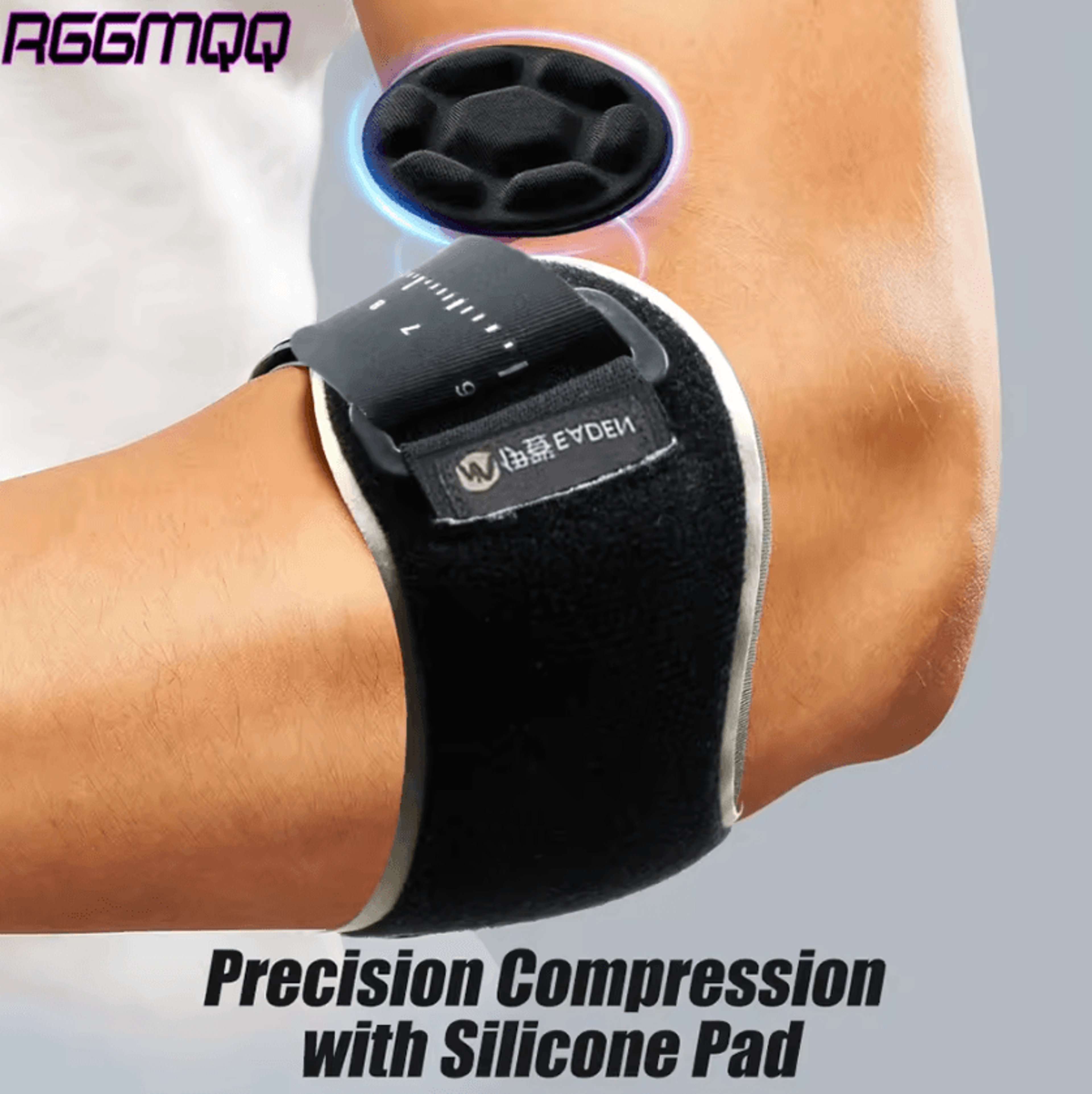Adjustable Tennis Elbow Brace With Removable Pad For Forearm Support 1