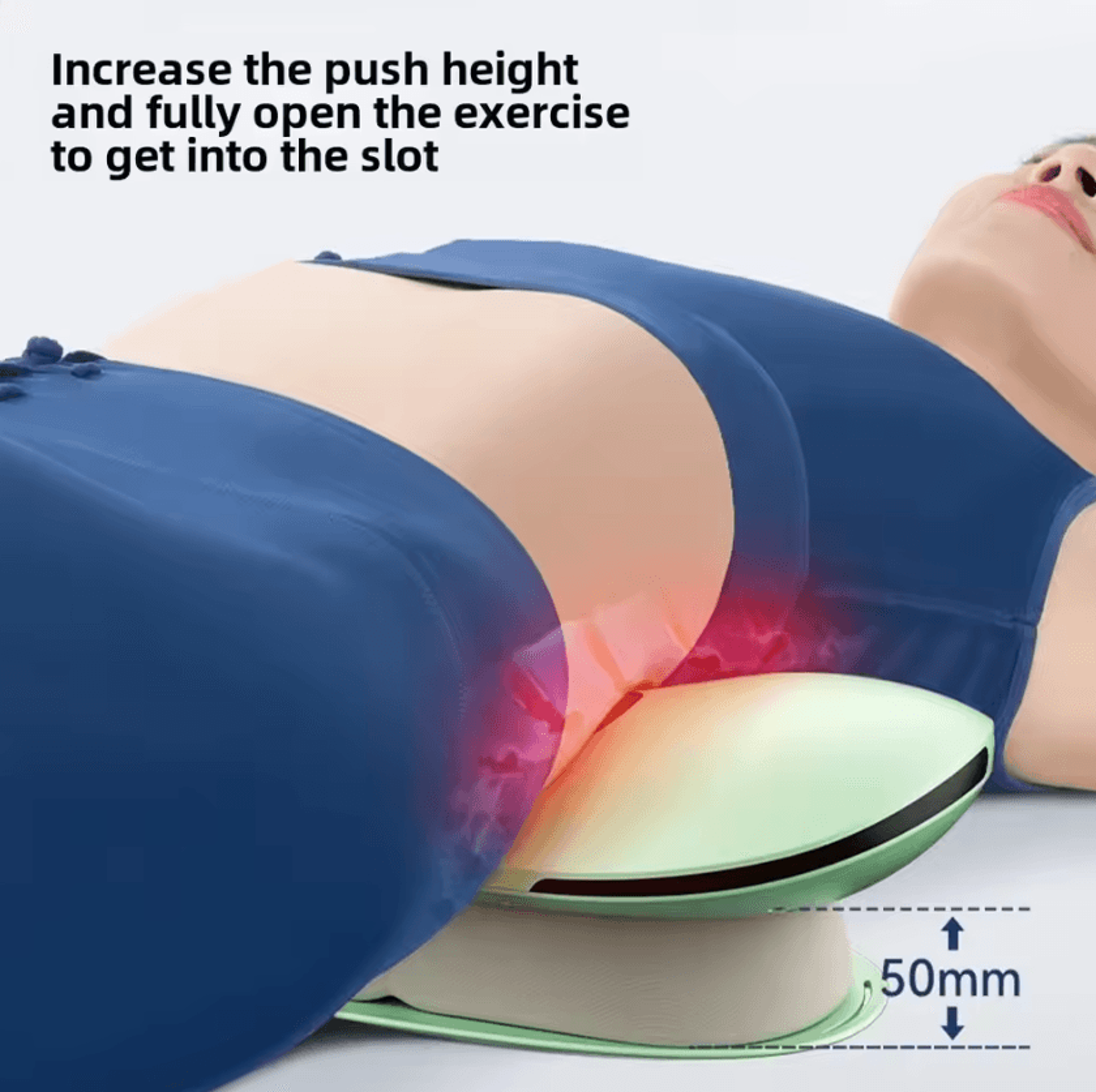 JAIYORL Electric Lumbar Traction Massager With Adjustable Vibration And Waist Support 4