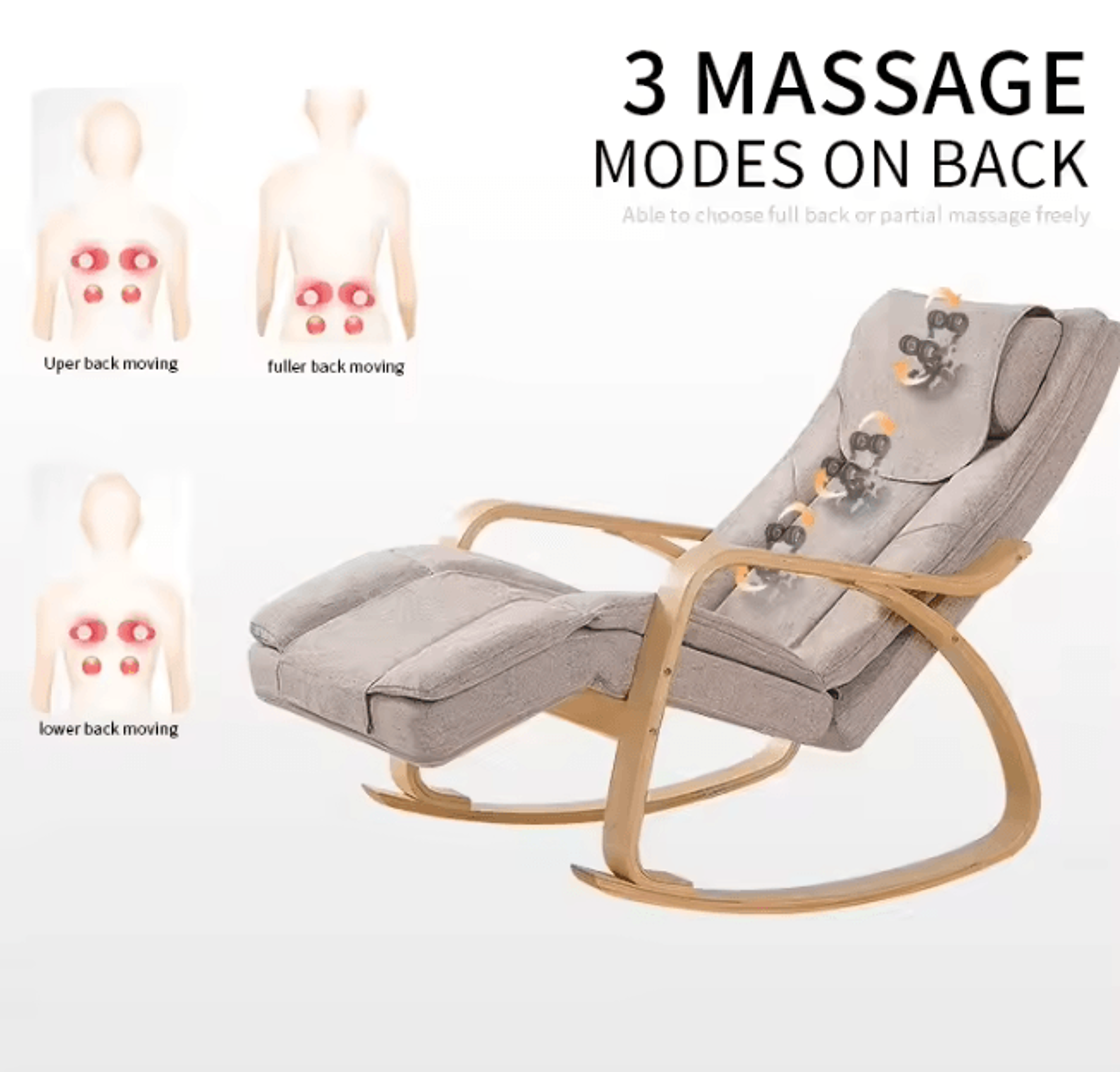 Ergonomic Massage Recliner Chair With Heat And Vibration  Overstuffed Heated Recliner For Neck Back 2