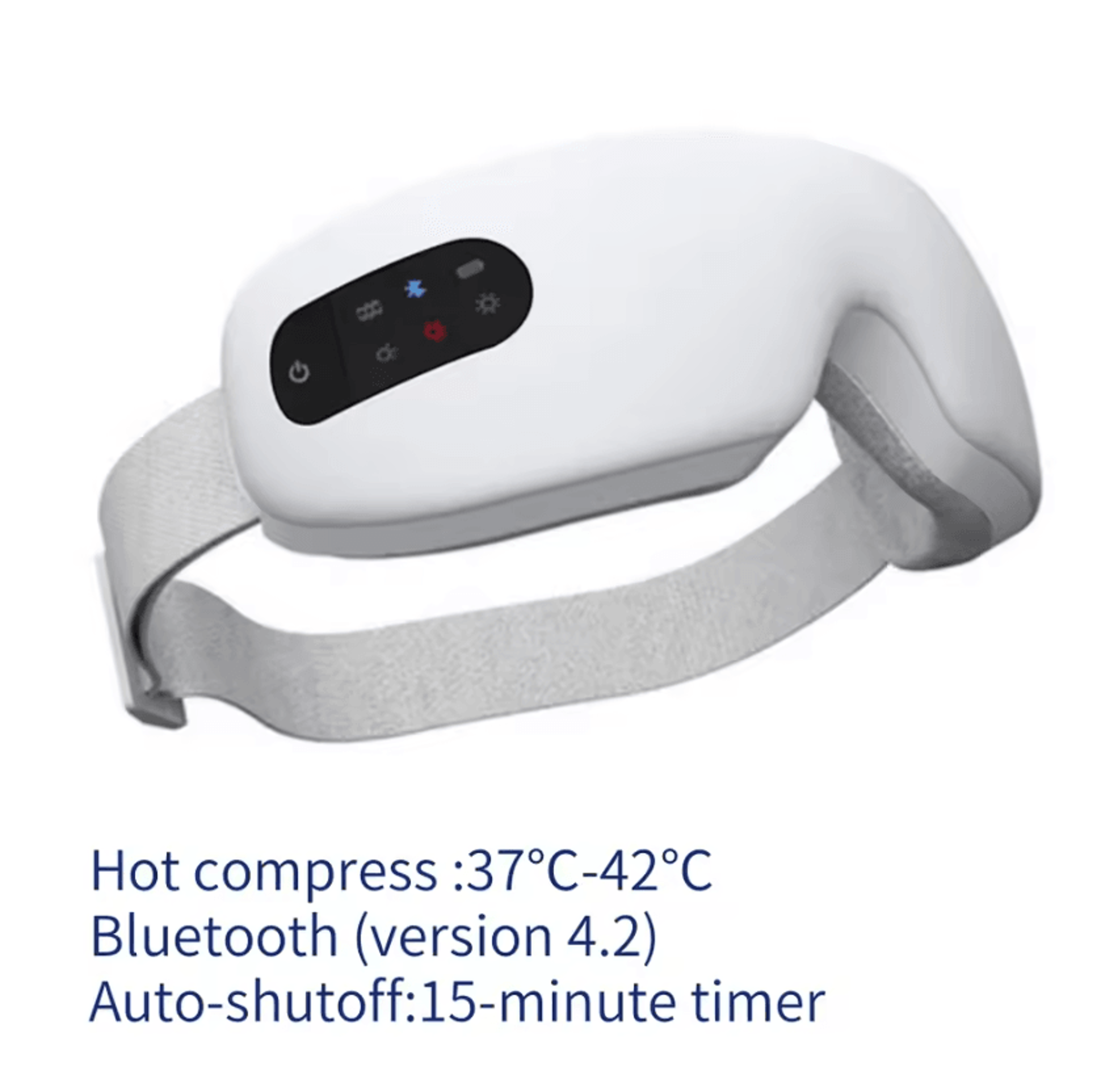 Smart Eye Massager With Heat Vibration  Bluetooth Music 5