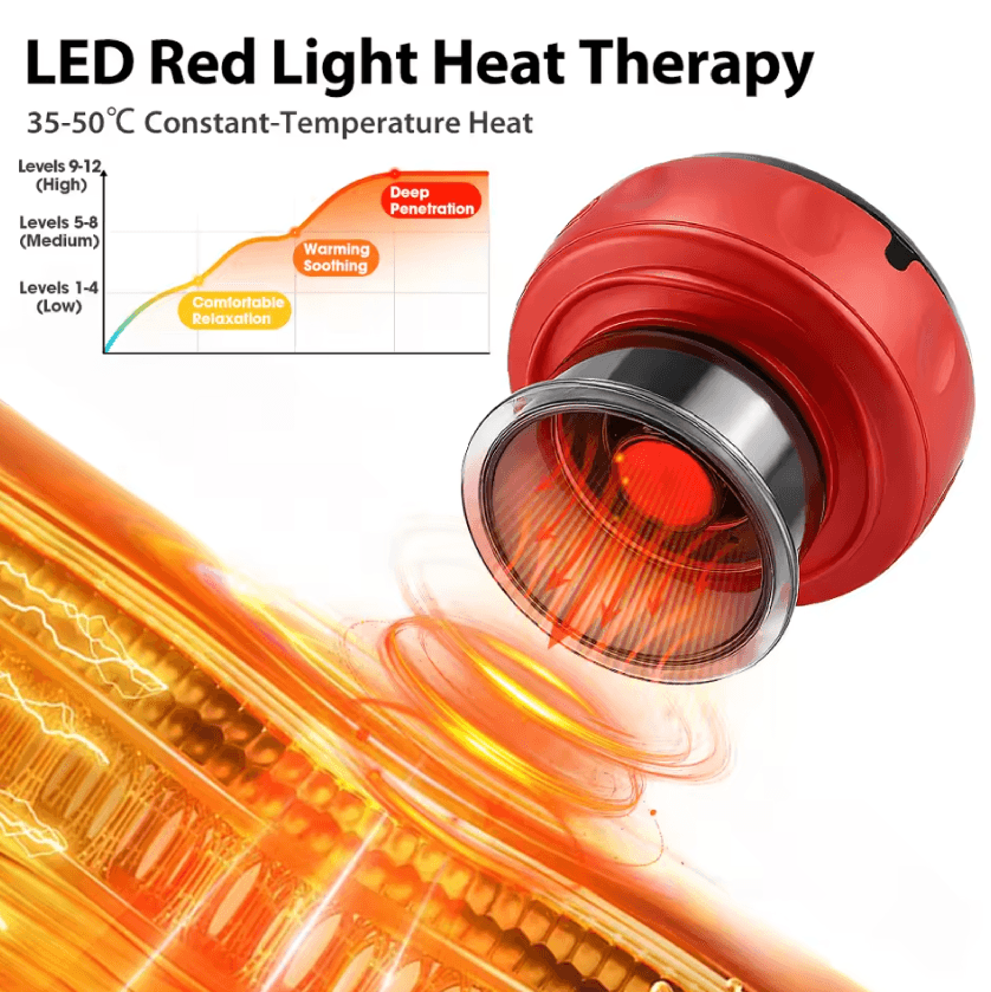 Smart Electric Cupping Massager With Heat Red Light  Remote Control 4
