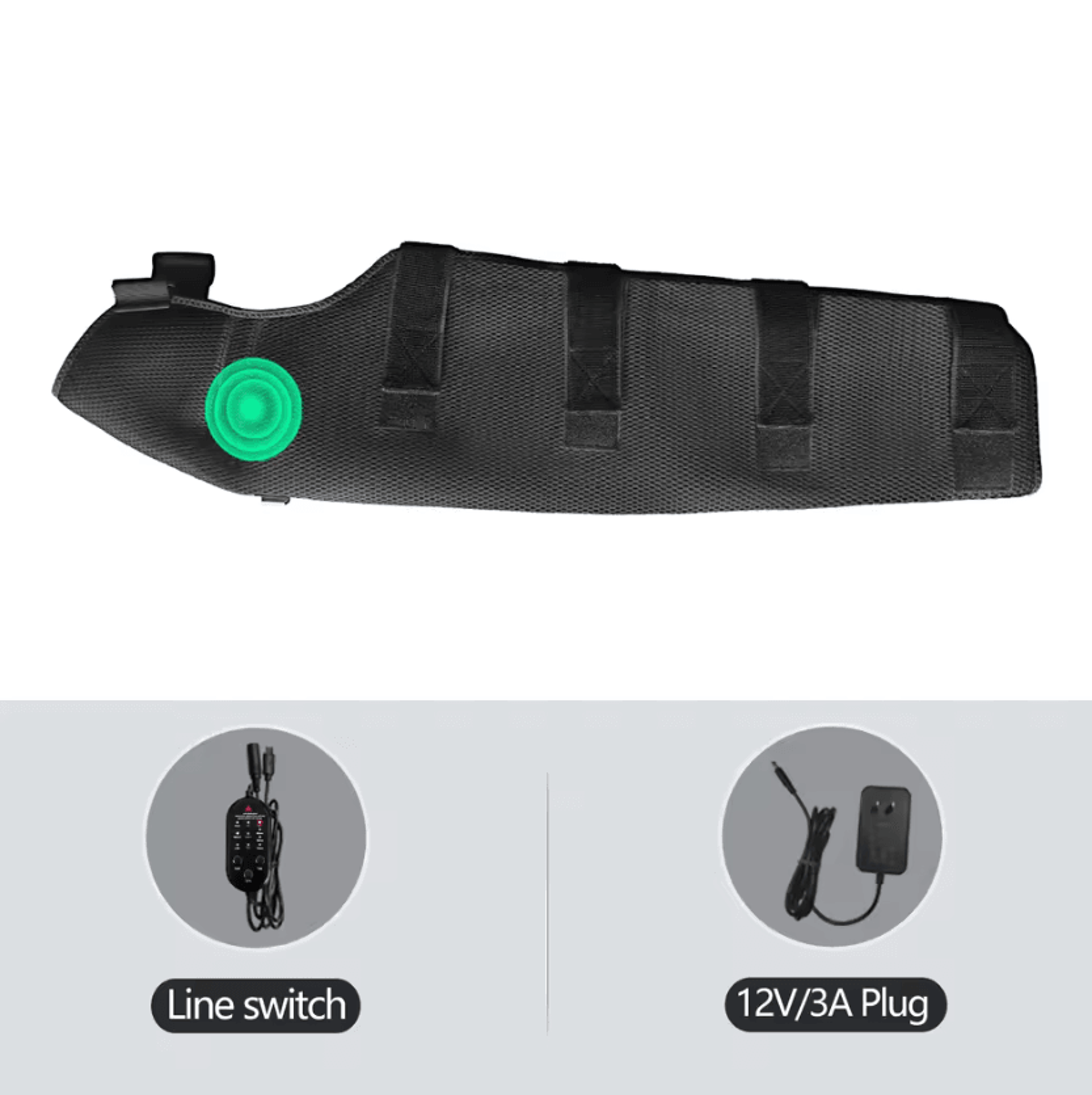 Ultra Long Heated Arm Wrap With Vibration Massager For Shoulder Elbow  Wrist Relief 6