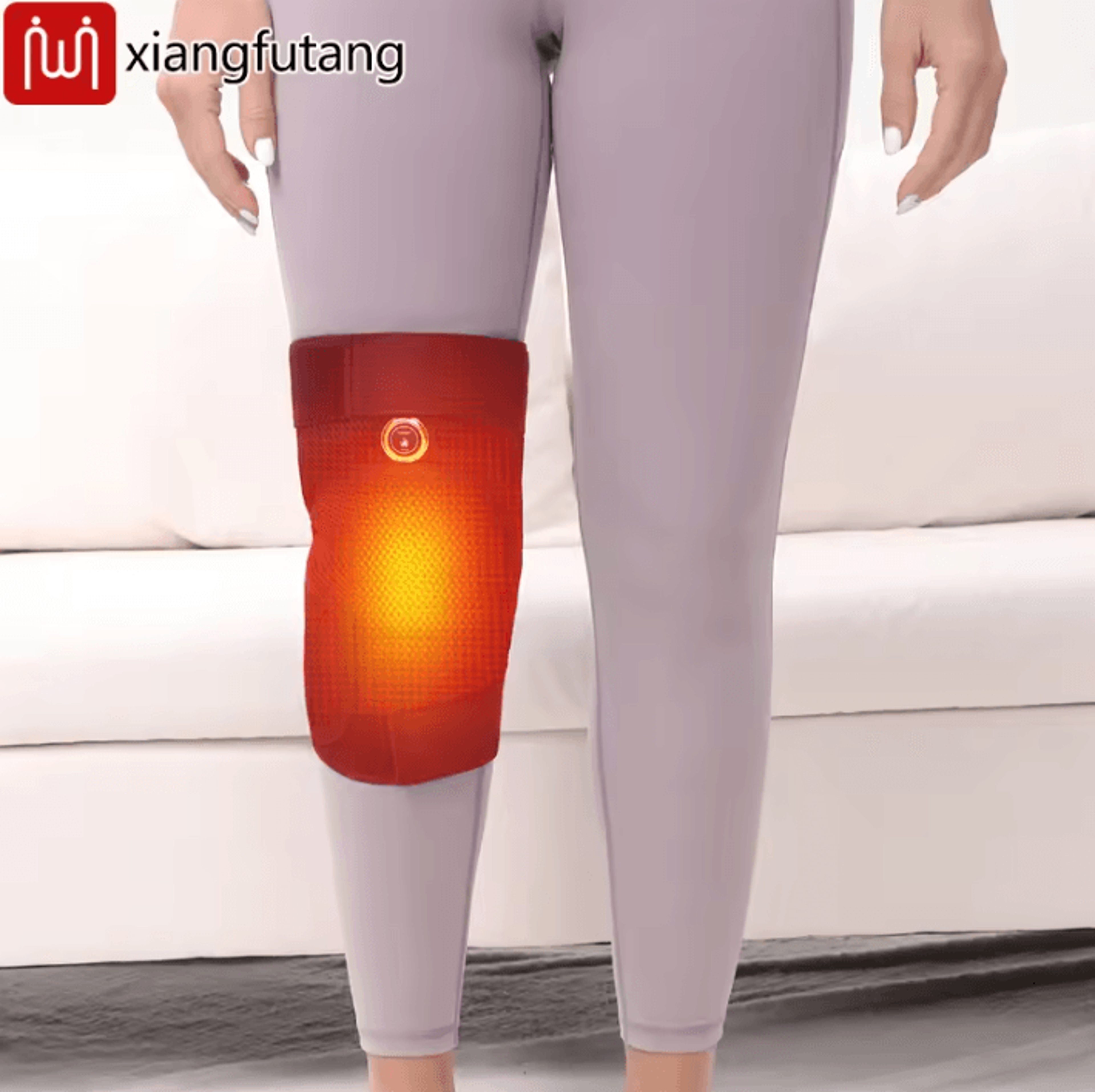 Electric Heated Knee Massager With Vibration For Comfortable Knee Support 4