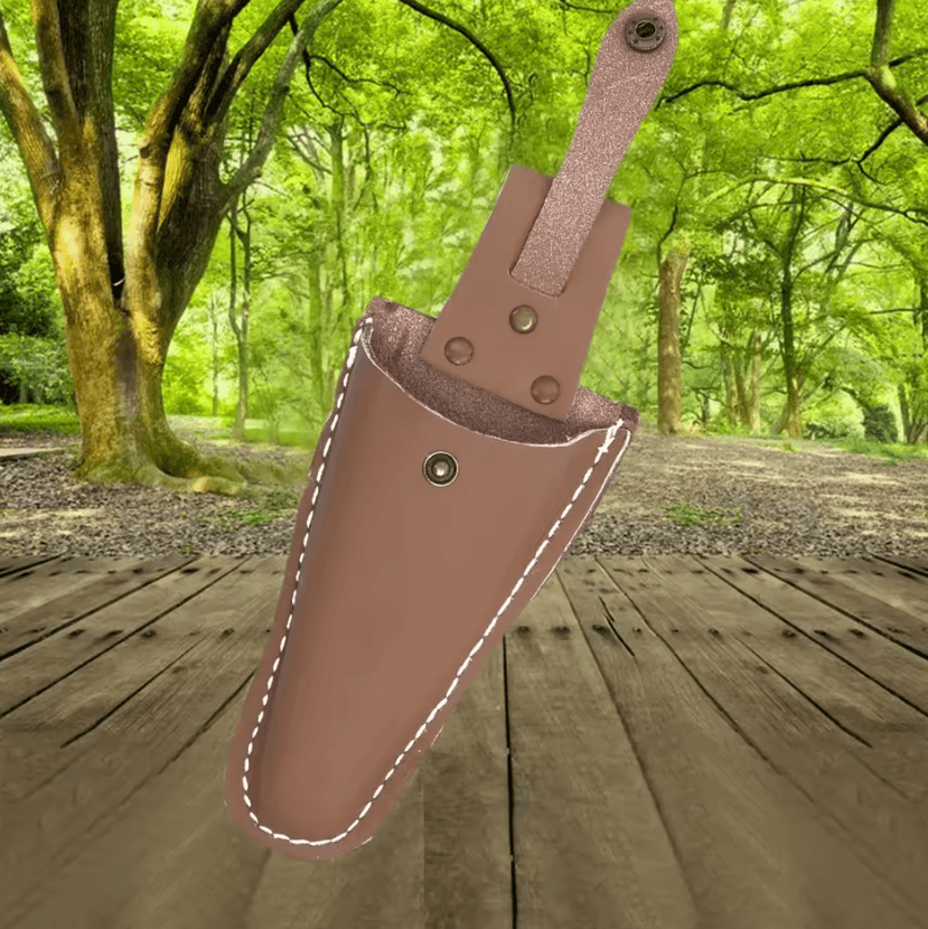 Leather Tool Pouch Waist Holster For Electricians  Garden Tools 1