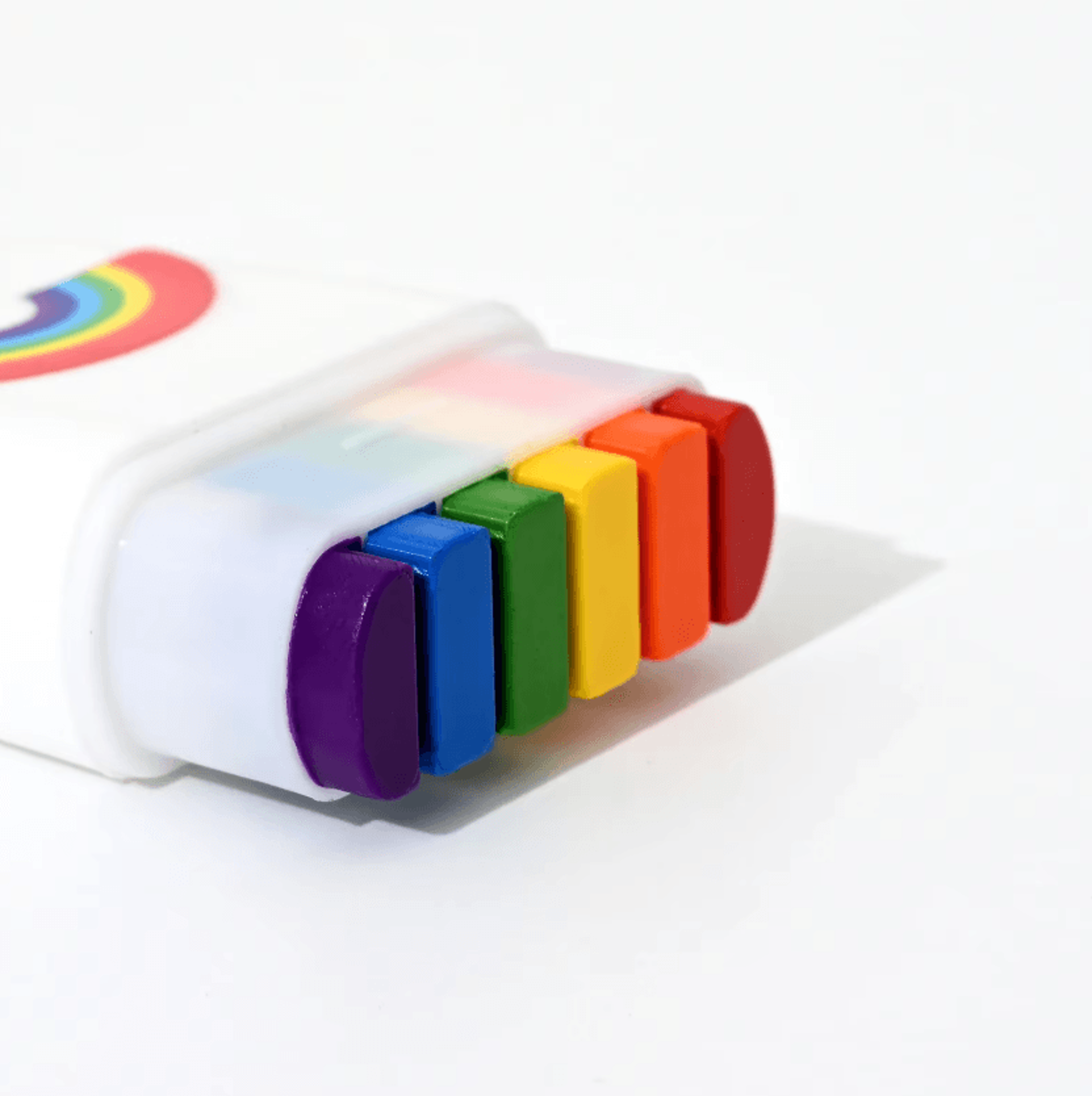 2Piece PocketSize Rainbow Crayon Set For Kids 4