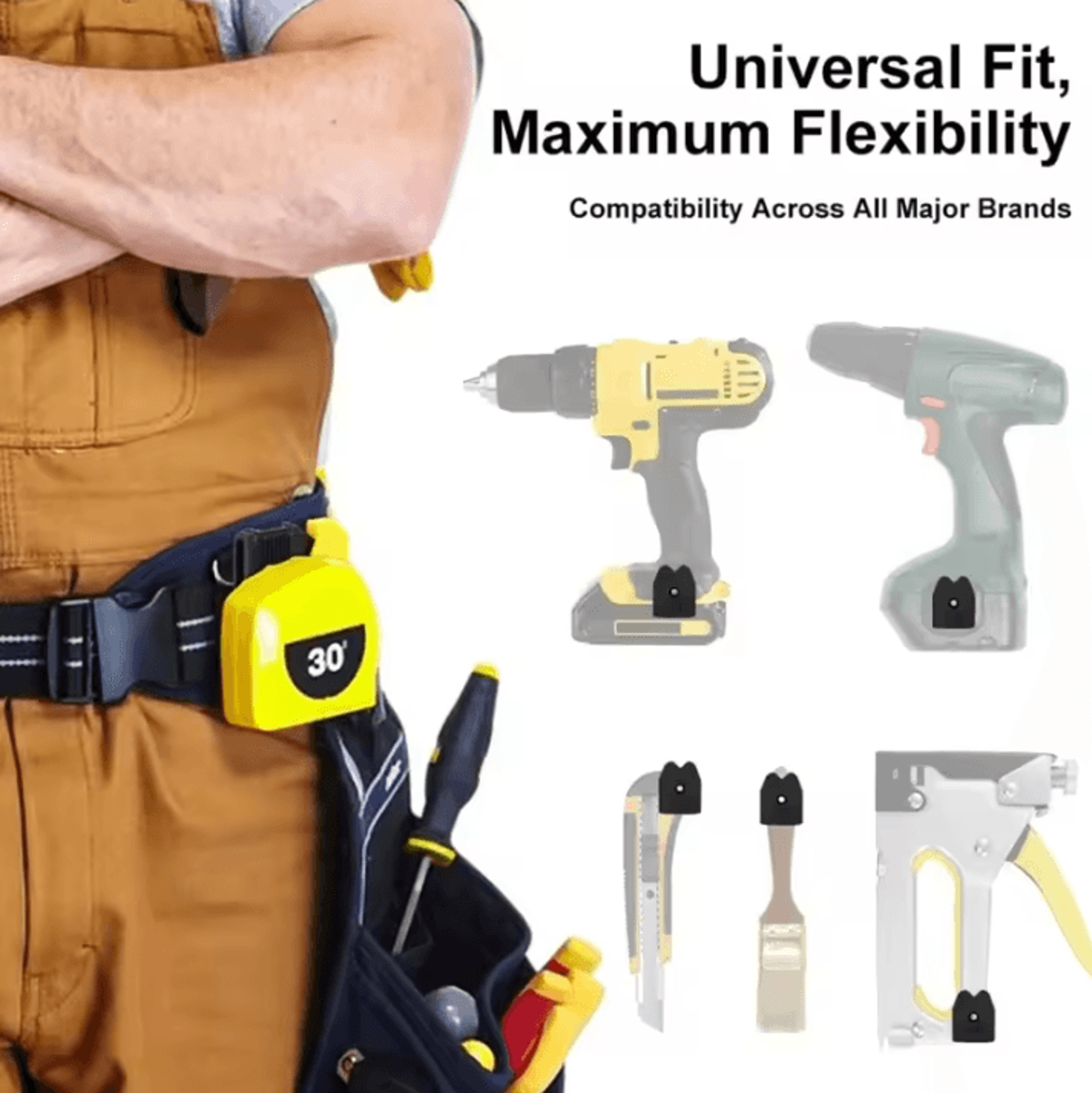Quick Release Tool Belt Clip For Hammer Wrench  Tape Measure 2