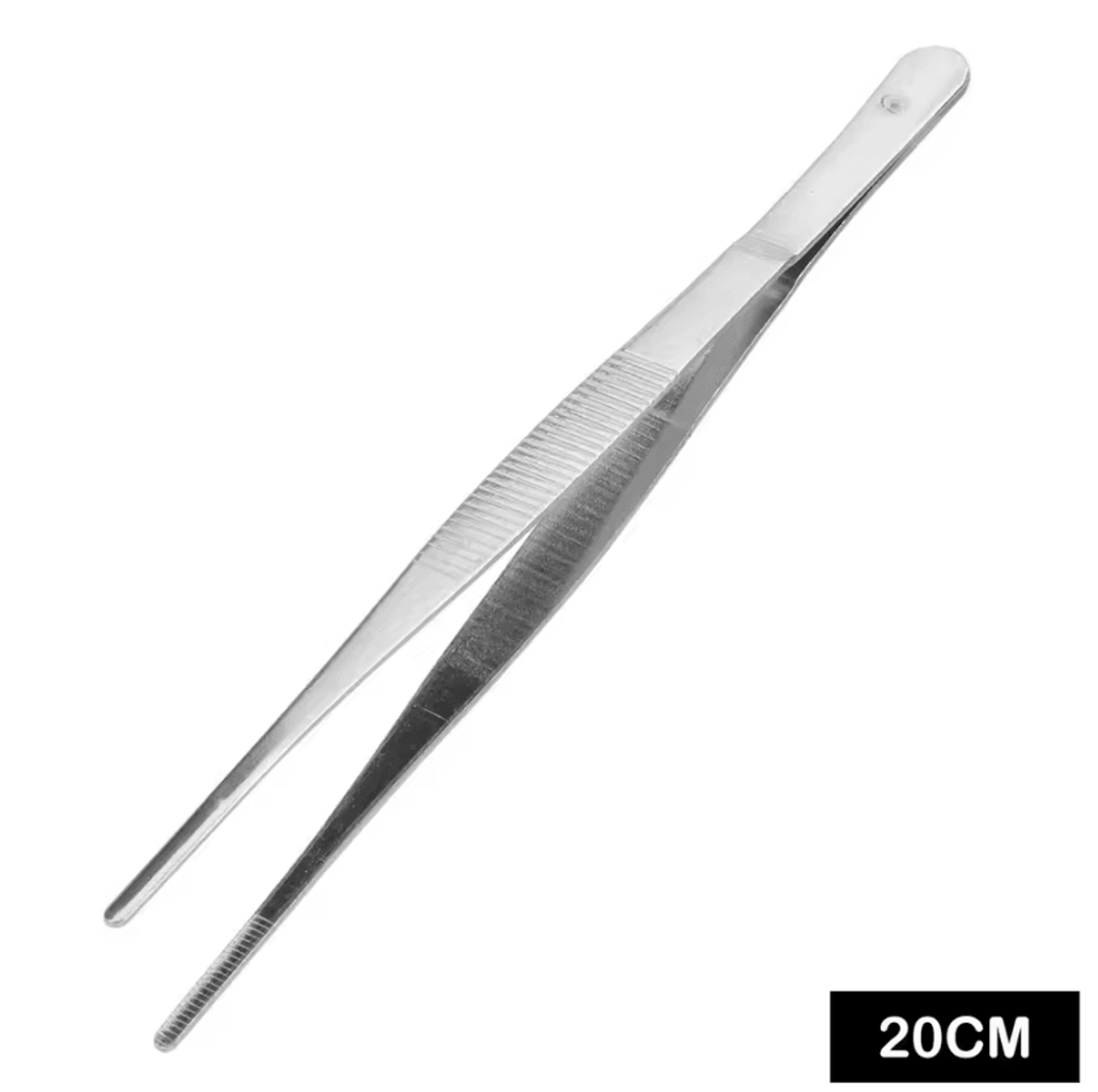 Stainless Steel Long Toothed Kitchen Tweezers  Precision BBQ  Cooking Tongs 1