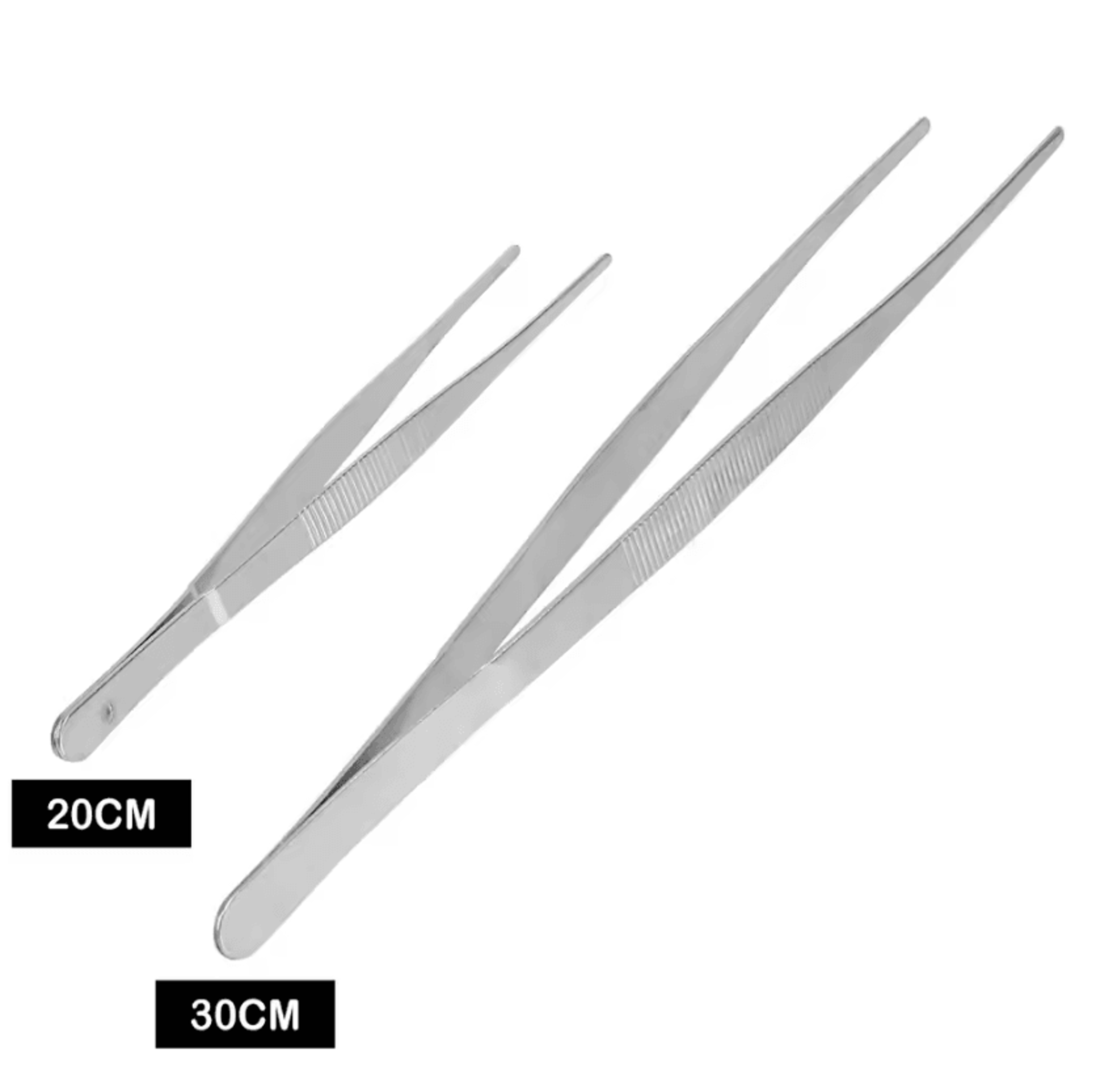 Stainless Steel Long Toothed Kitchen Tweezers  Precision BBQ  Cooking Tongs 4