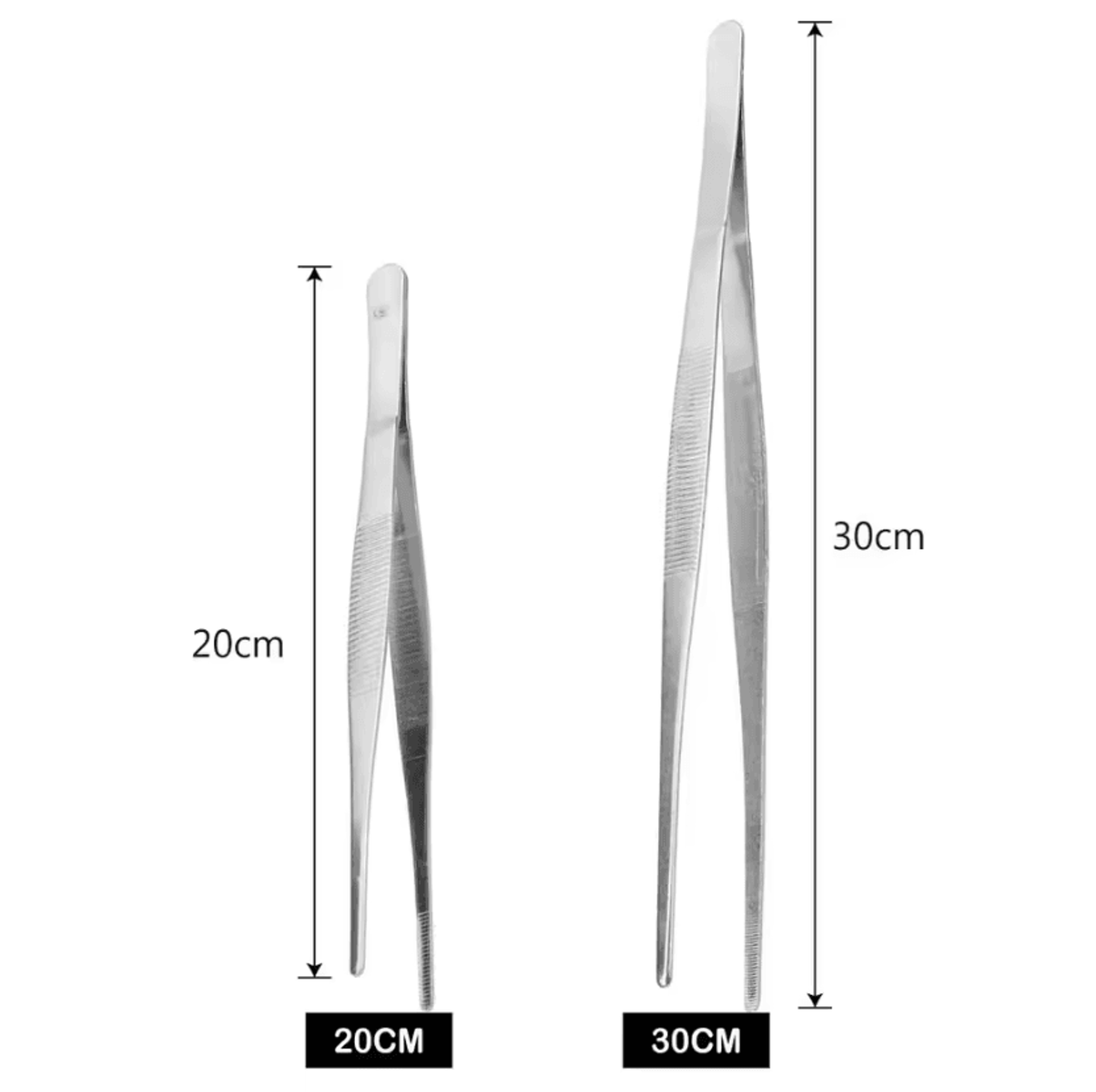 Stainless Steel Long Toothed Kitchen Tweezers  Precision BBQ  Cooking Tongs 5