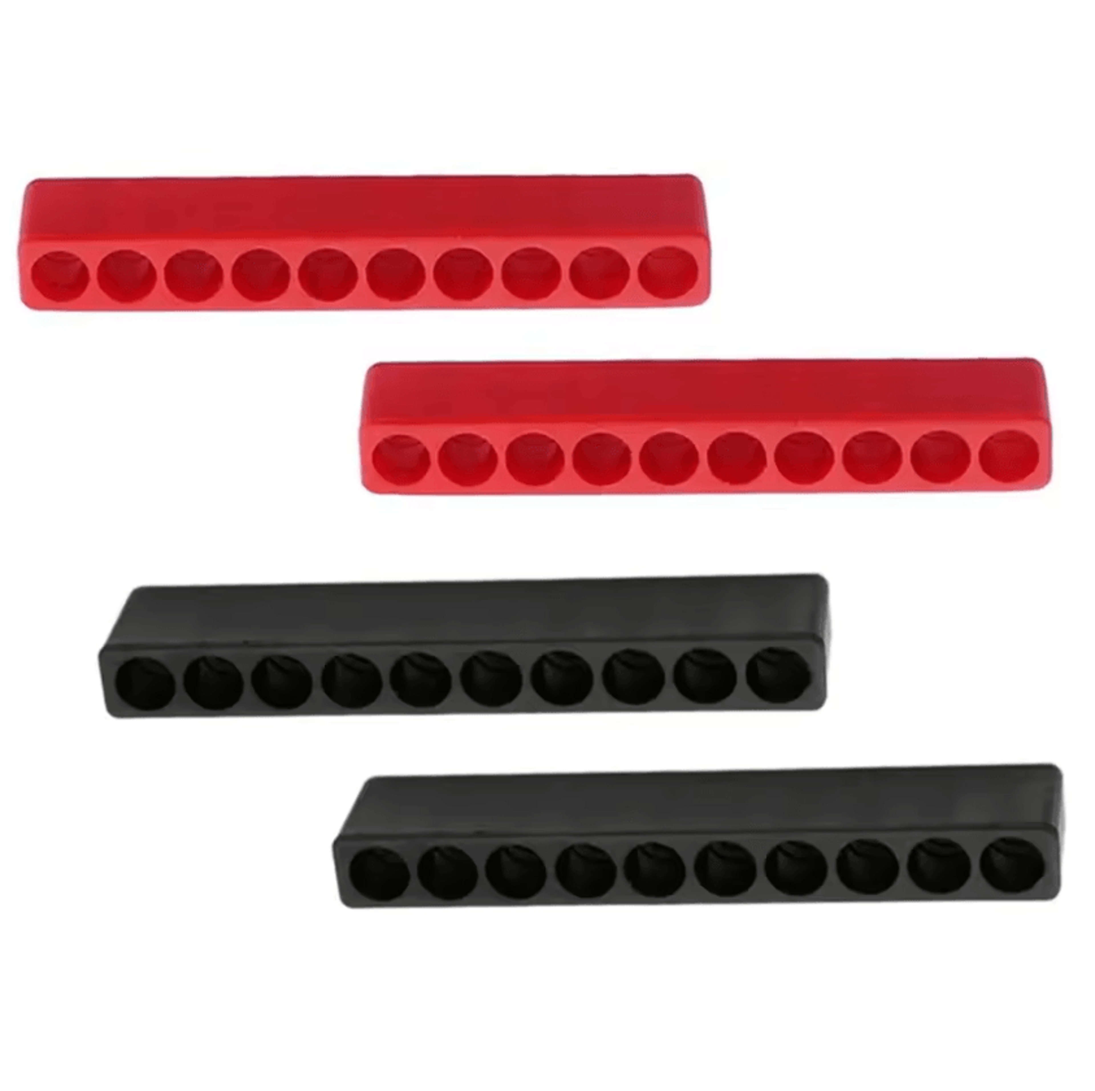 4Pack Screwdriver Bit Holder Organizer  10Slot 14 Hex Drill Bit Storage Rack 2