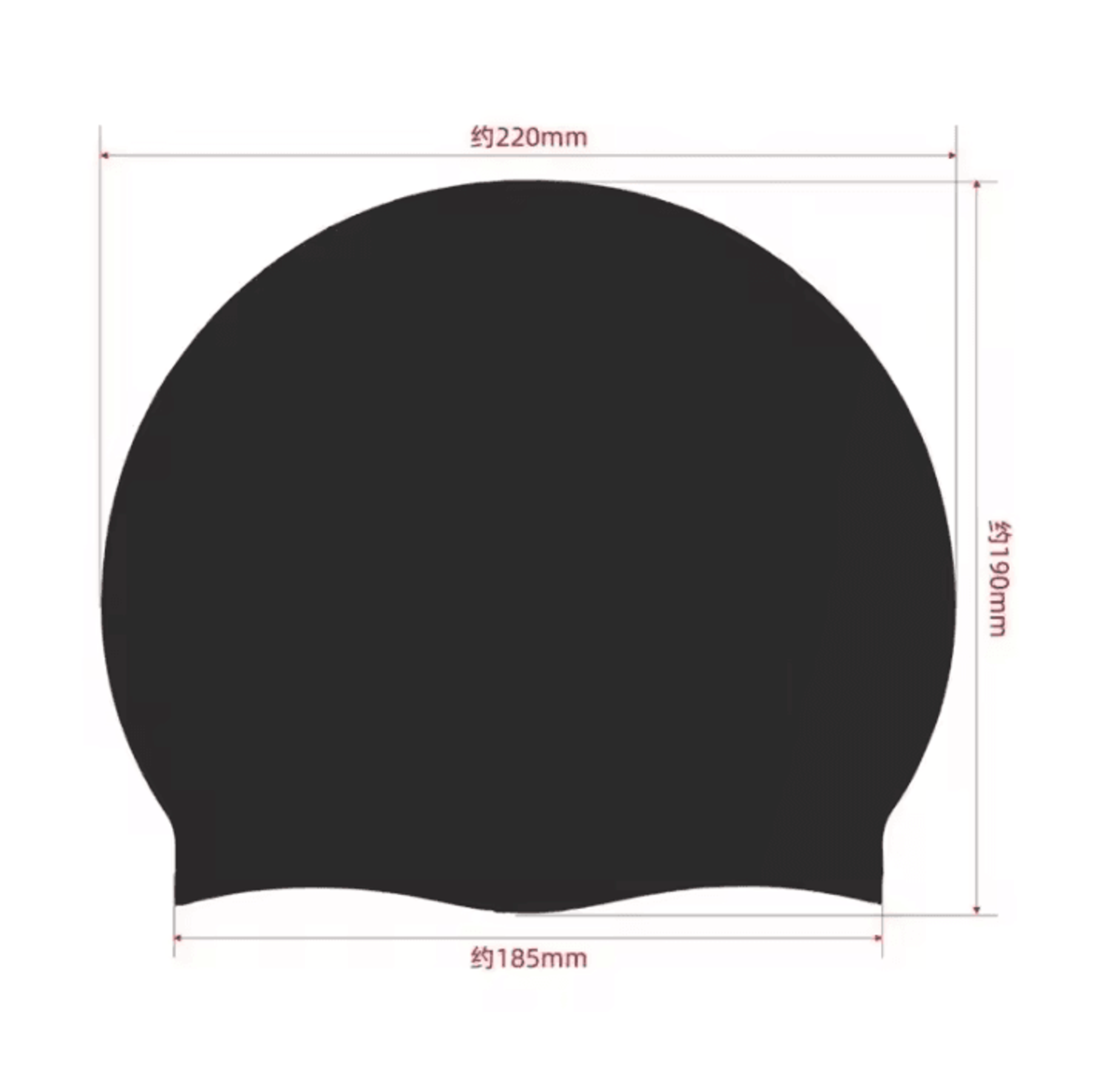 Swimming Silicone Swim Cap Waterproof Elastic Pool Cap For Adults  Kids 1