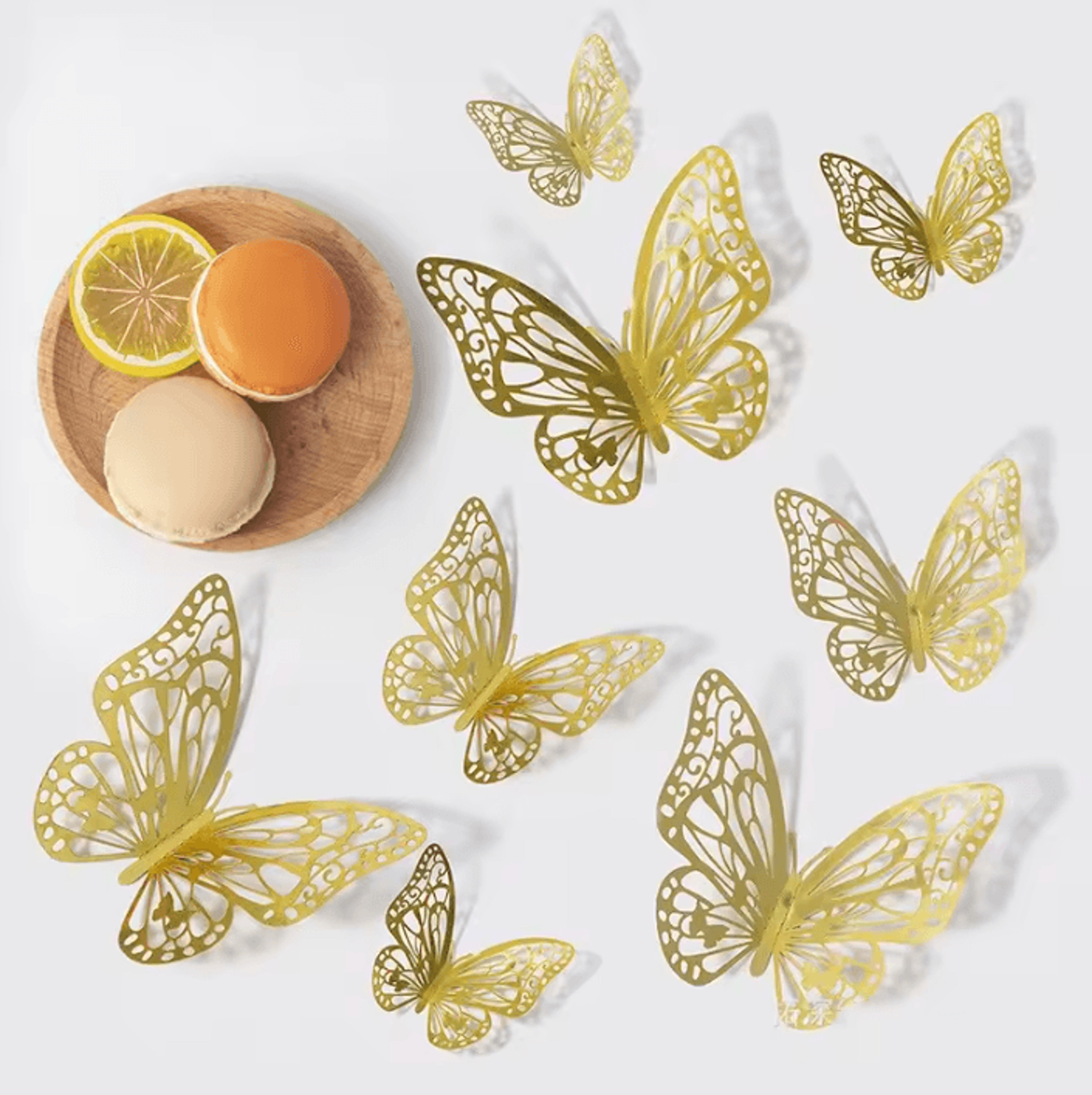 48Piece 3D Butterfly Wall Decor Set For Room Party  Cake Decorations 1