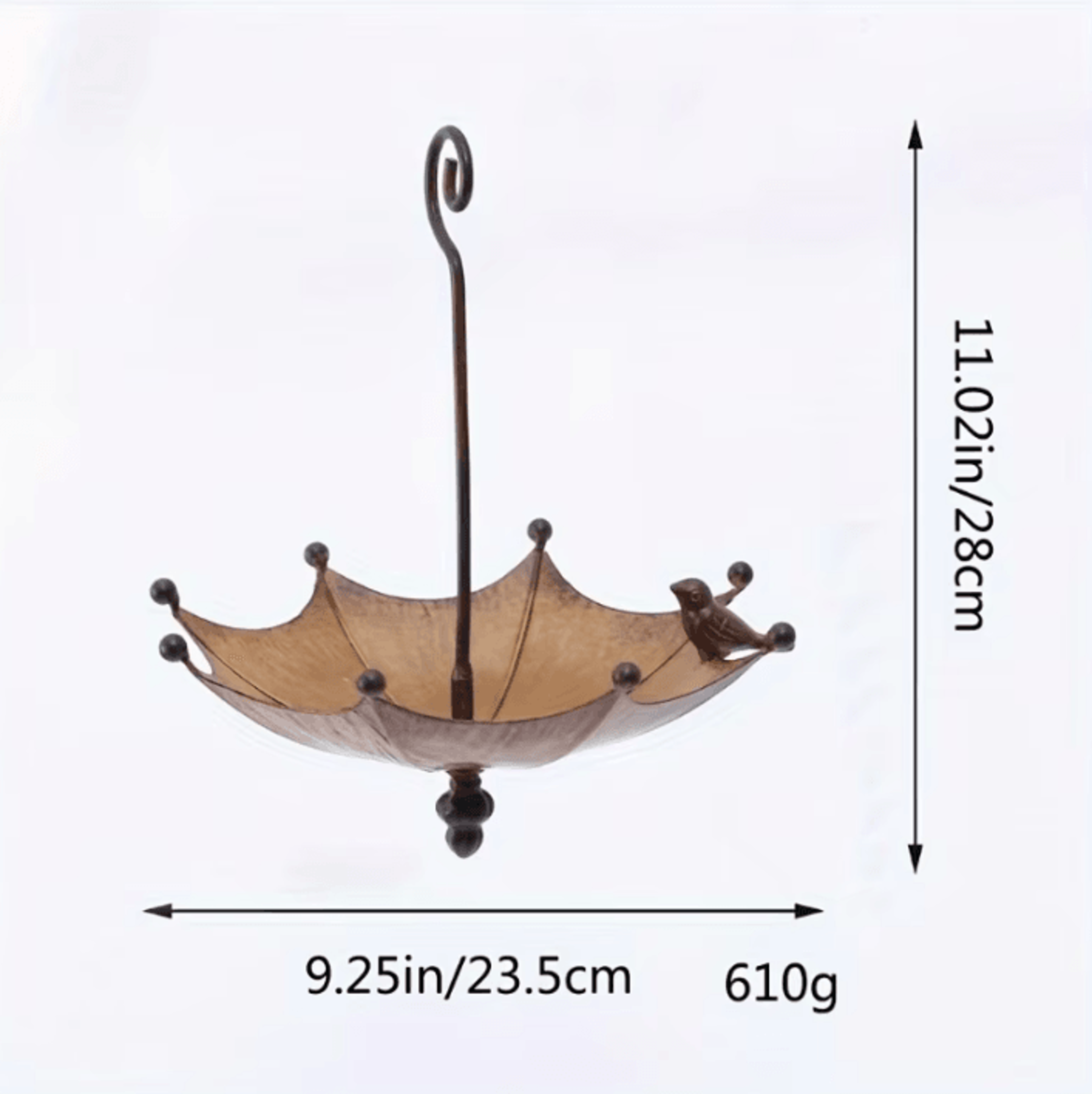 Umbrella Hanging Bird Feeder  Bird Bath Outdoor Garden Decor 2
