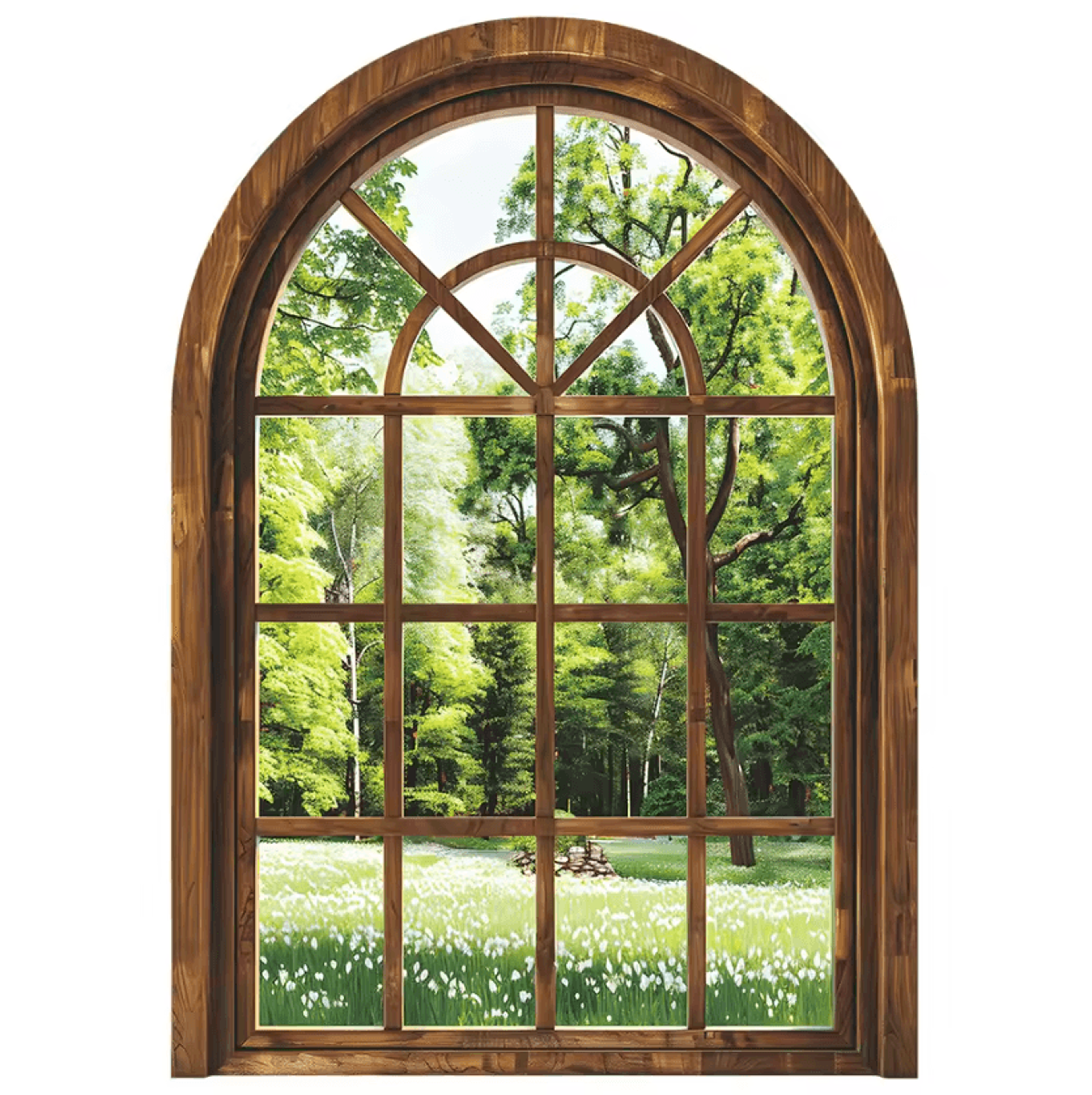 3D Fake Window Wall Sticker Removable Plant Wall Decal For Home  Office Decor 3