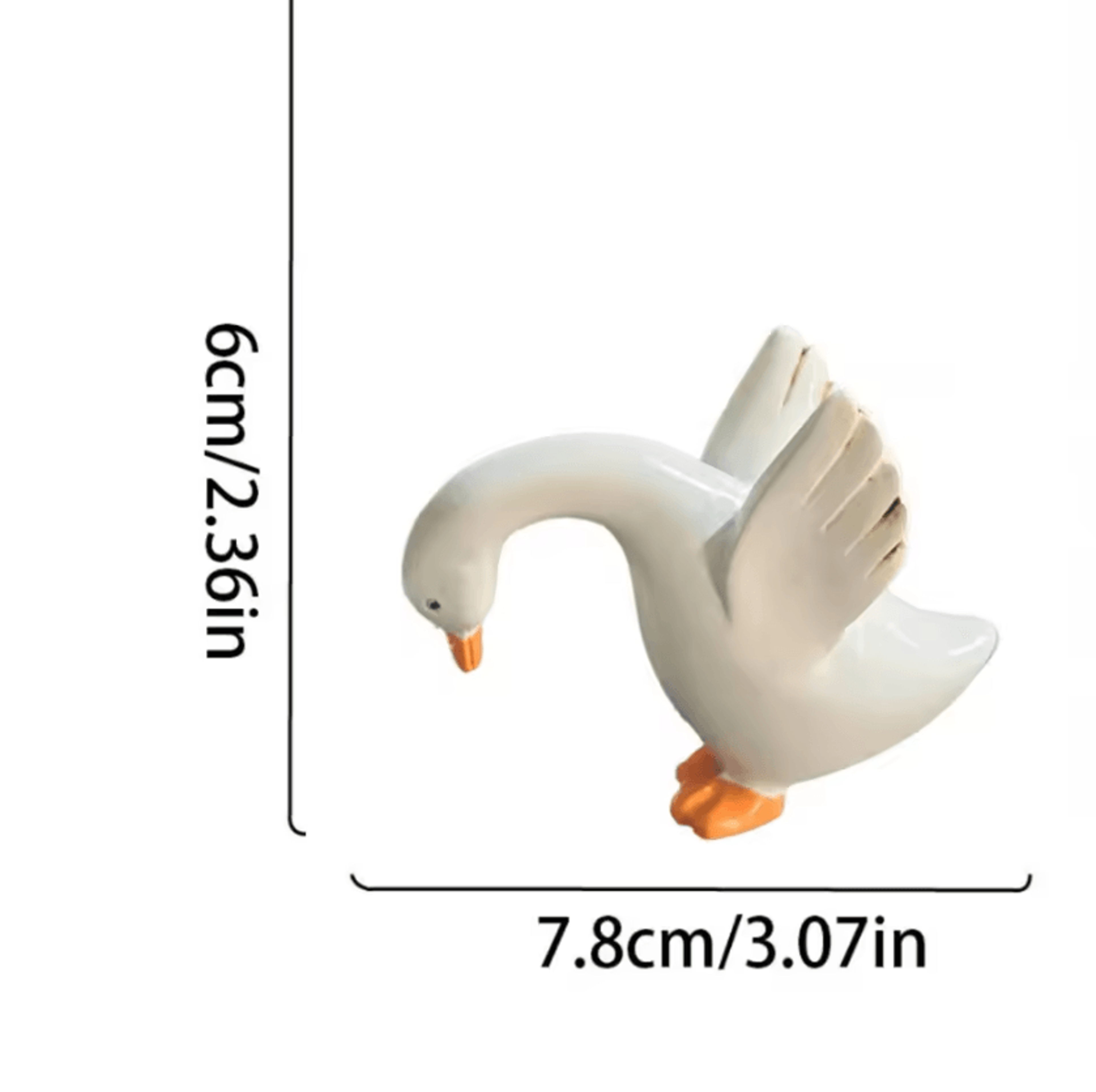 Cute Duck Resin Flower Pot Hanger Garden Ornament 4