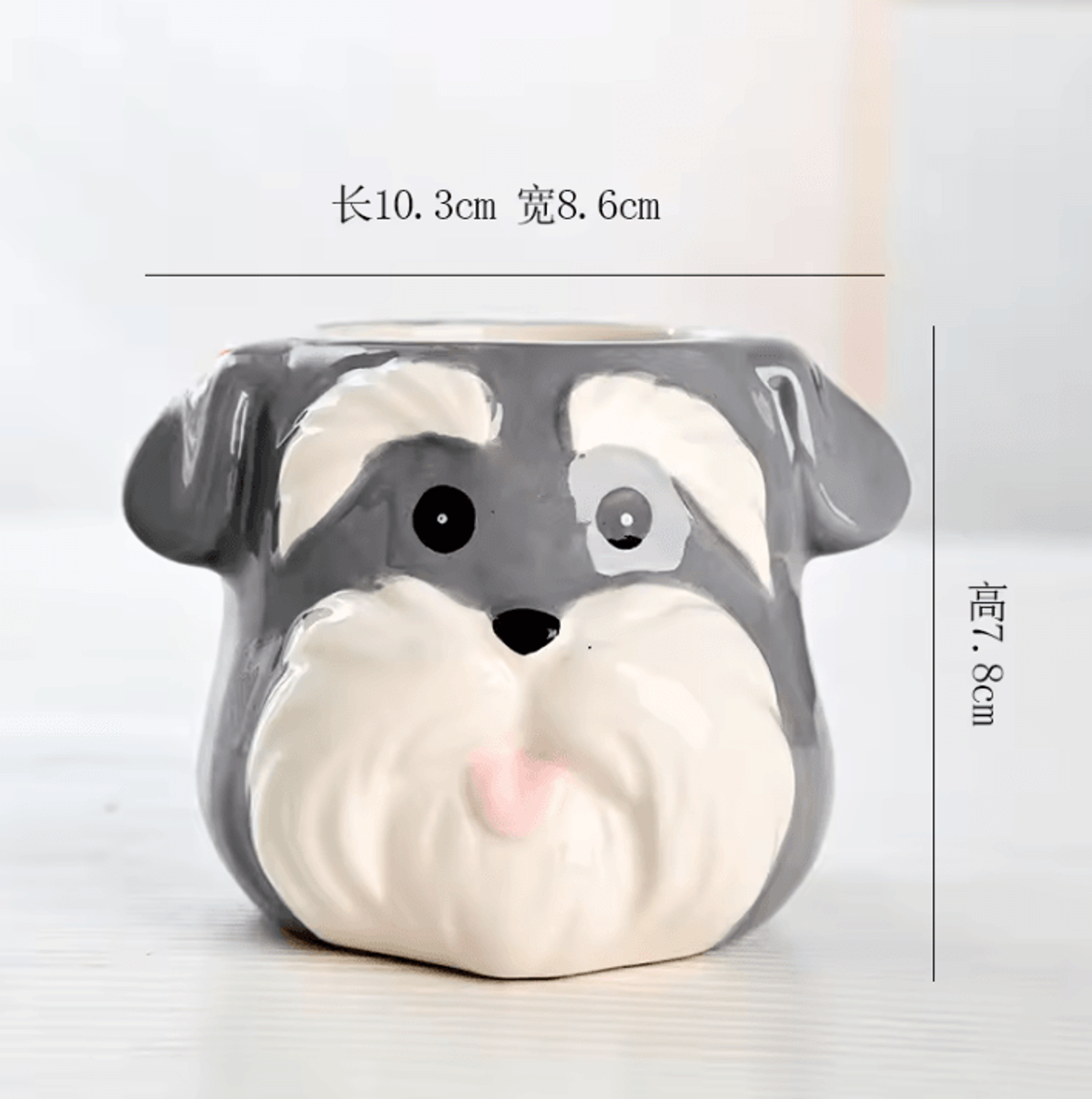 Ceramic Animal Succulent Flower Pot For Home And Office Decor 4