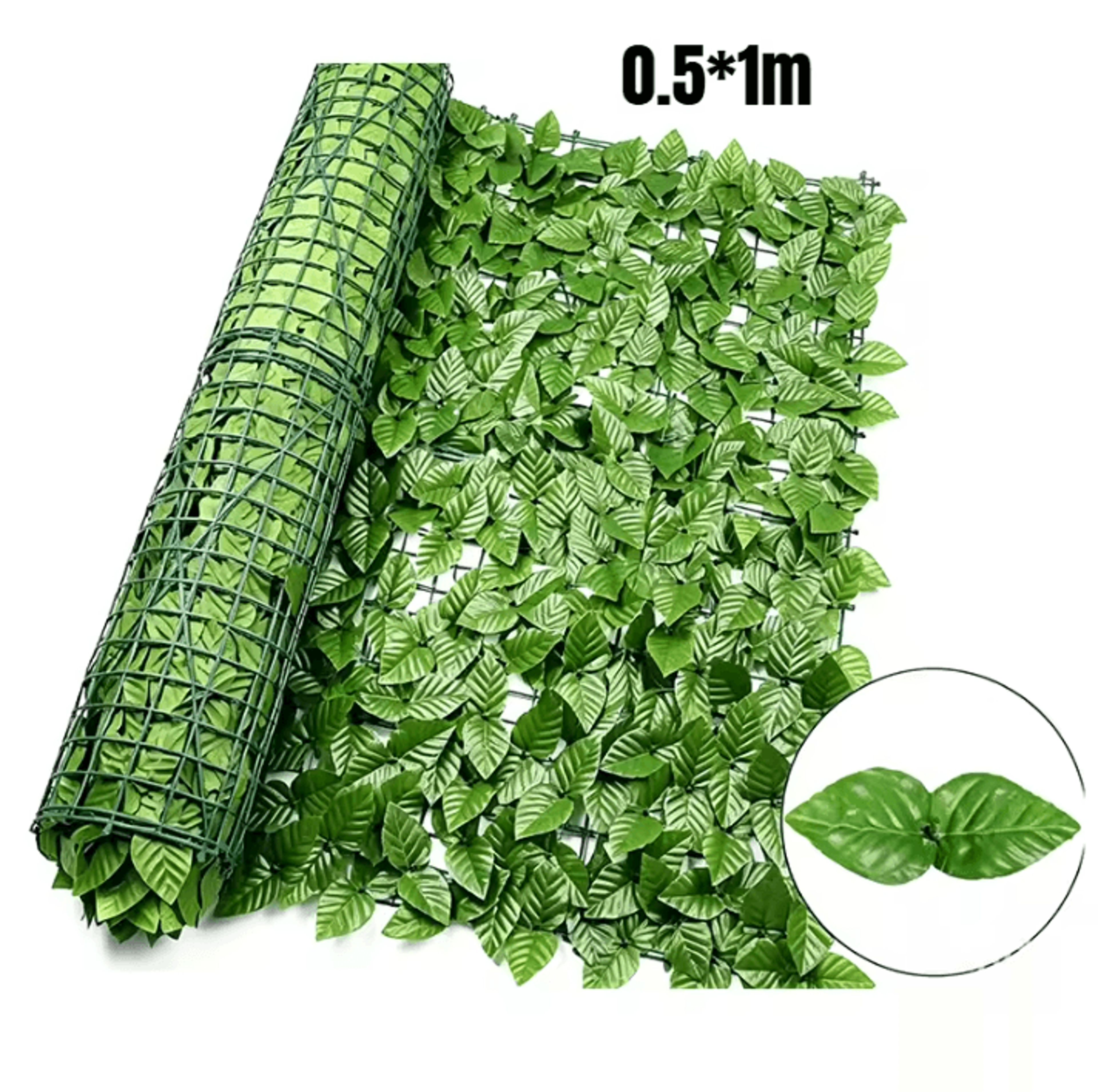 Artificial Leaf Privacy Fence  Decorative Greenery Screen For Garden Balcony  Porch 5