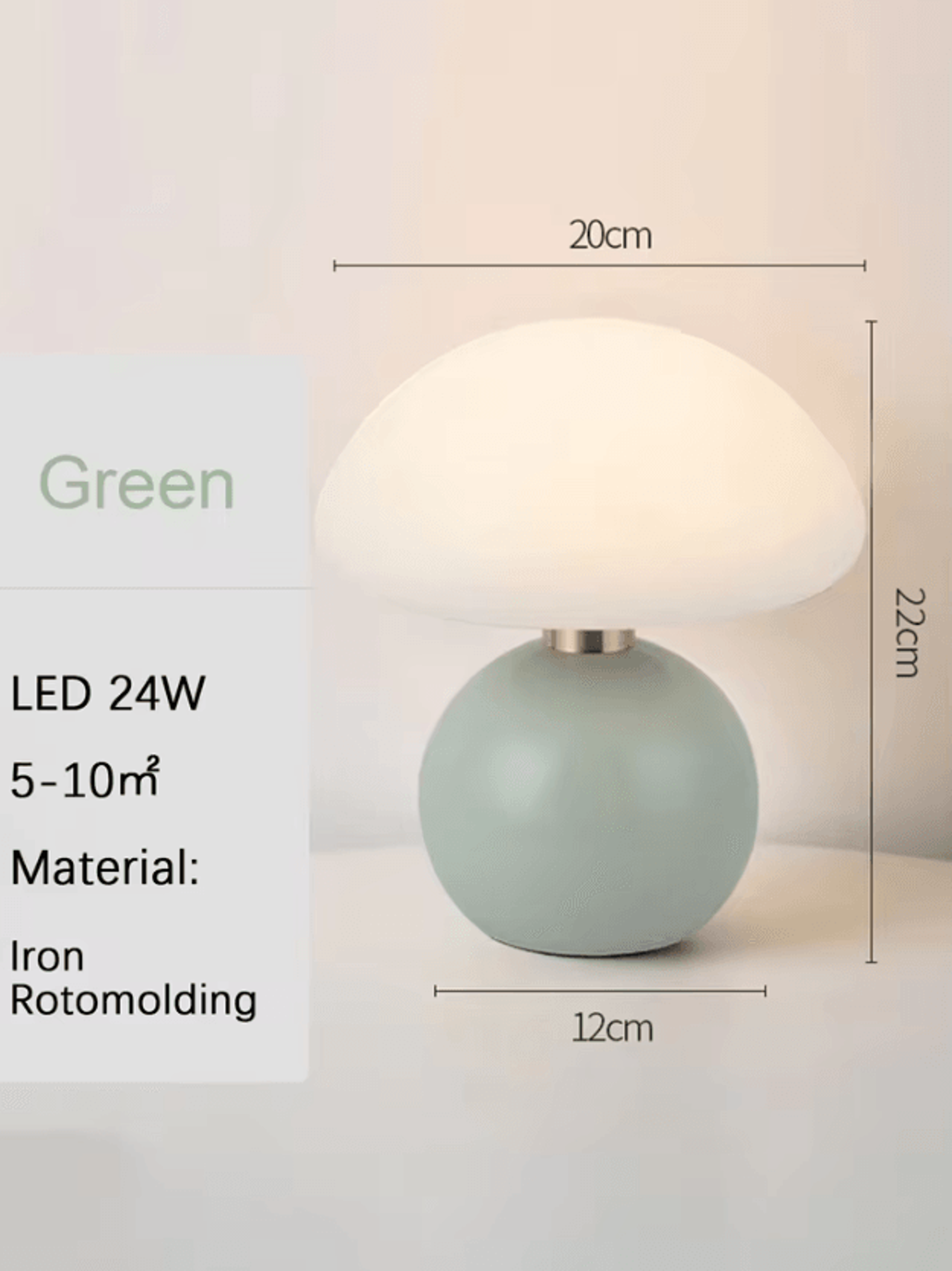 USB Decorative Table Lamp Modern LED Night Light For Bedroom Desk  Home Decor 7