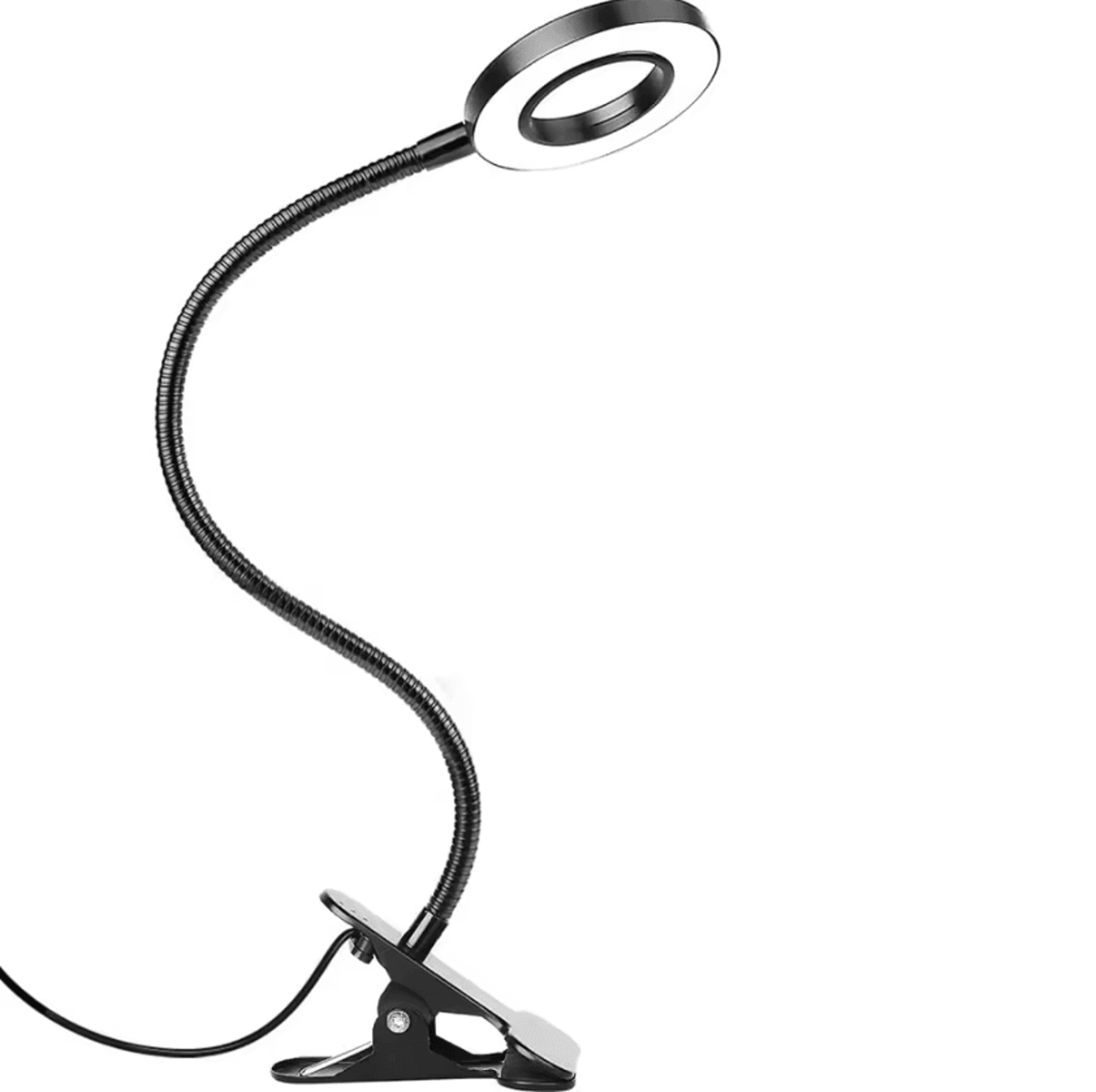 Dimmable LED Clip On Desk Lamp  3 Color Modes 10 Brightness Levels 6