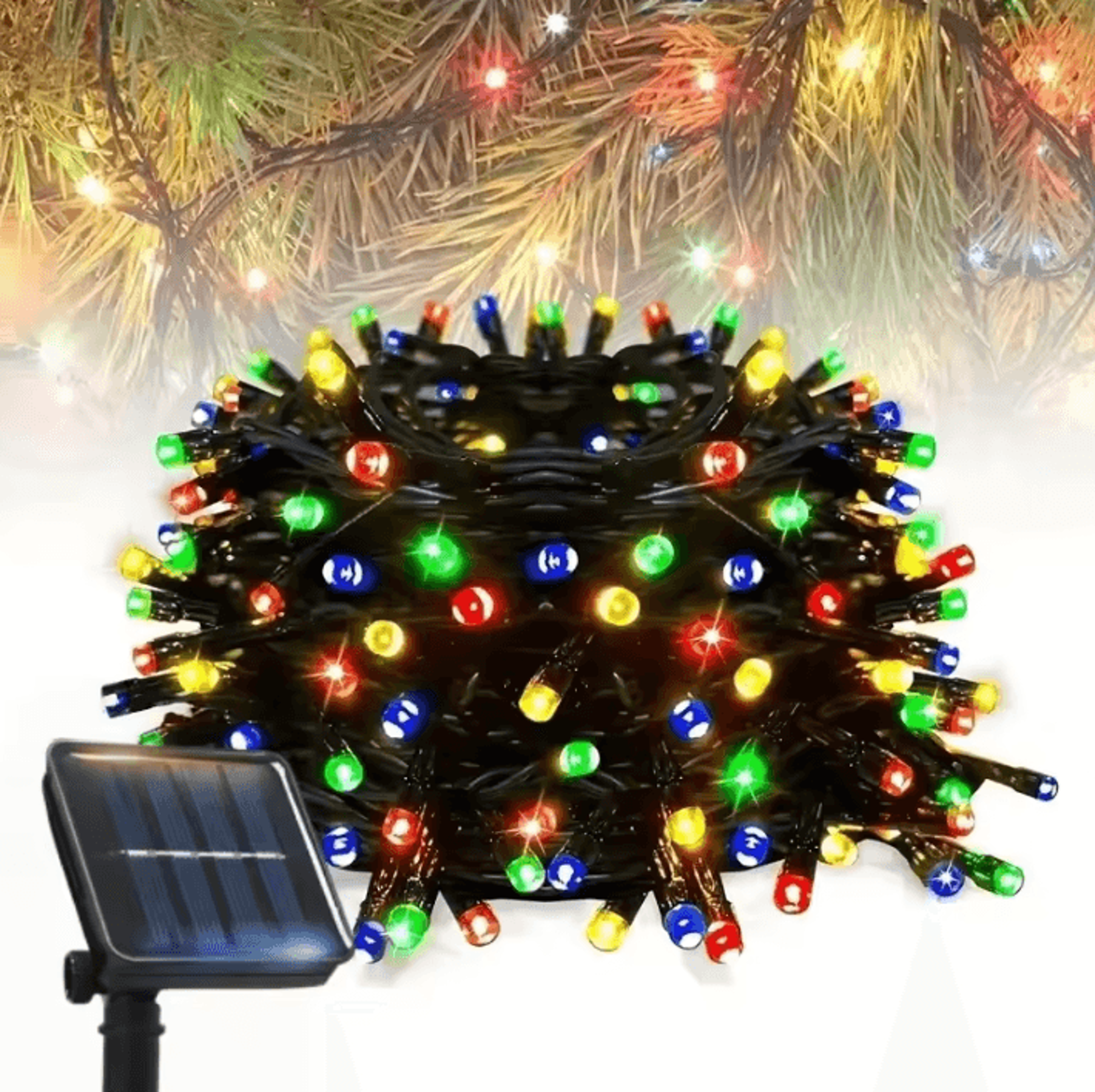 Outdoors Solar LED Fairy String Lights With 8 Lighting Modes 8